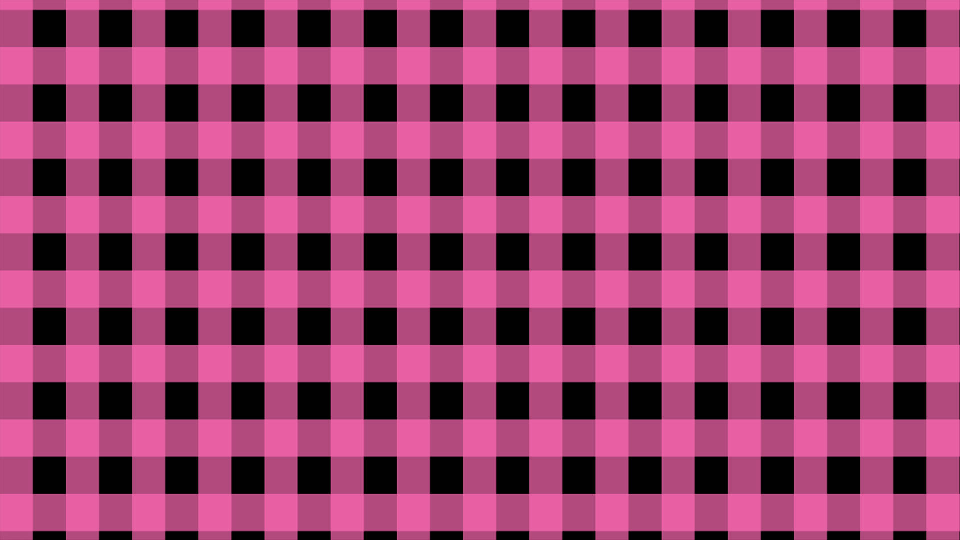 1920x1080 Download Black And Pink Aesthetic Gingham Pattern Wallpaper, Desktop