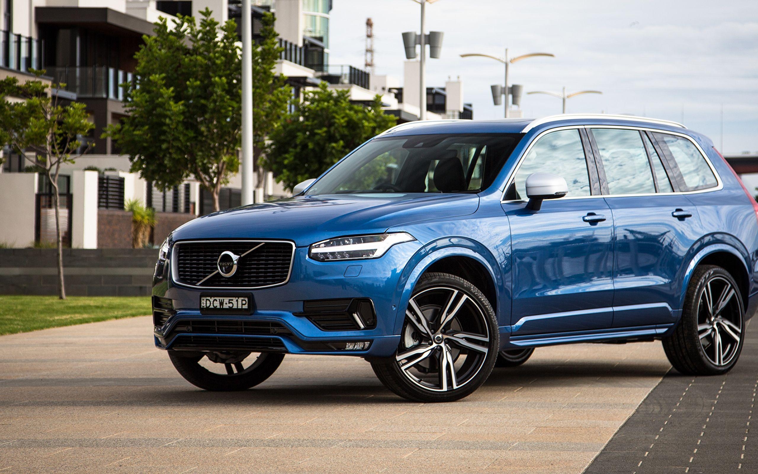2560x1600 Wallpaper Volvo Crossover XC90 Blue Cars Metallic, Desktop