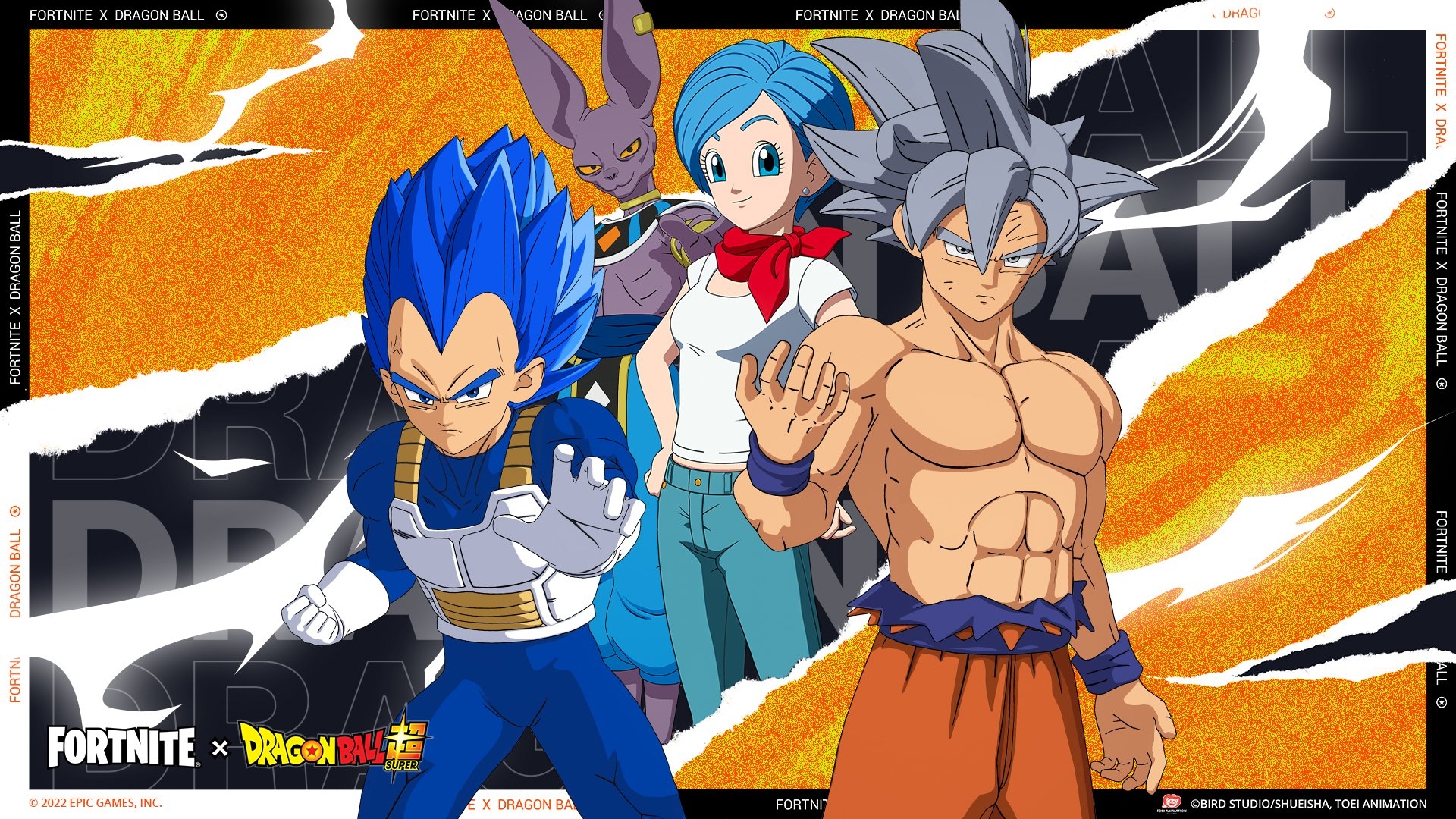 1920x1080 Fortnite's right, Son Goku, Vegeta, Bulma and Beerus of Dragon Ball Super have arrived, Desktop