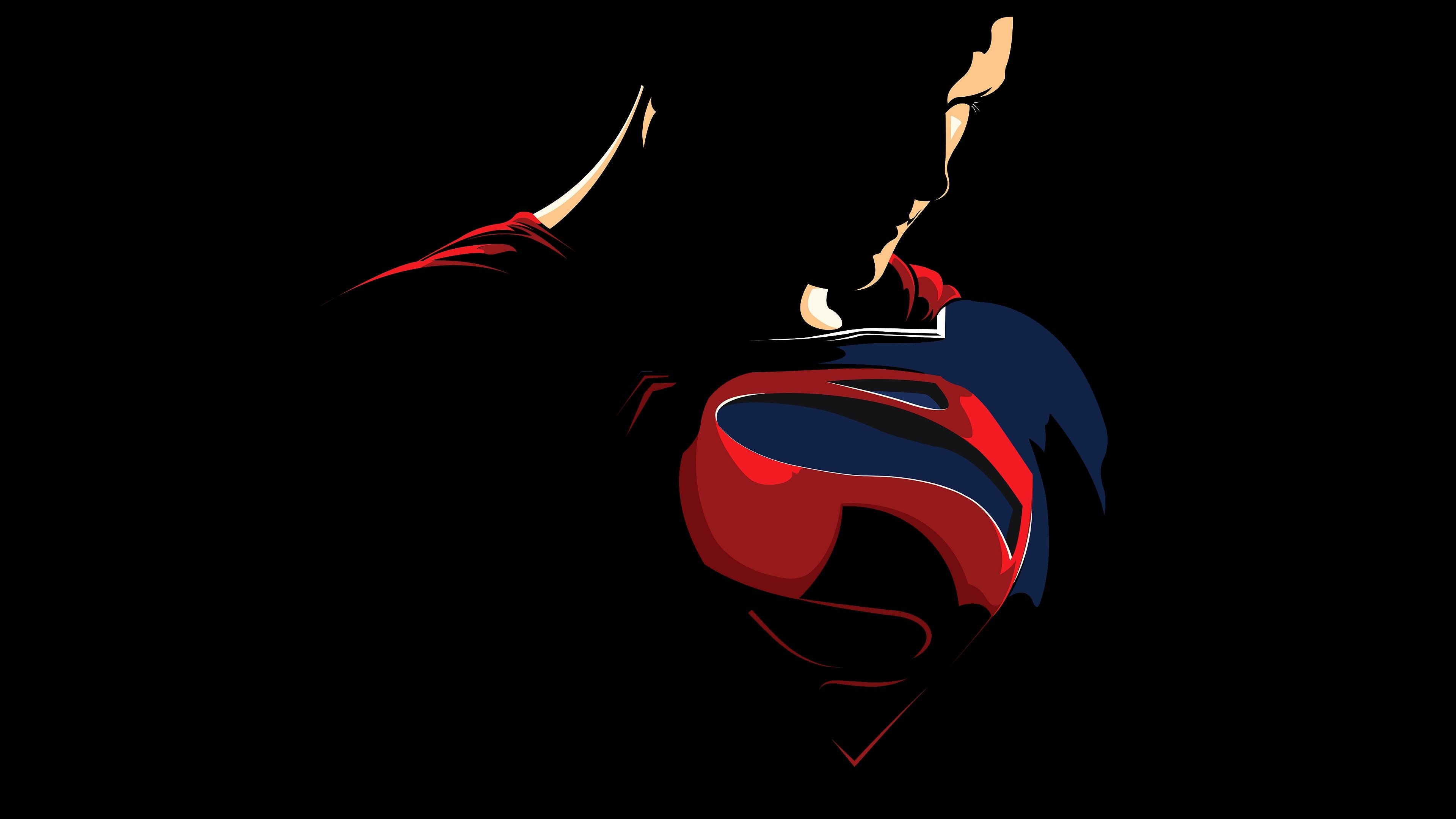 3840x2160 Superman Wallpaper 4k Beautiful Superman Minimal Artwork 5k, Desktop