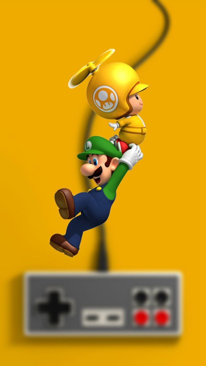 680x1200 New Super Mario Bros Wii Artwork, Phone