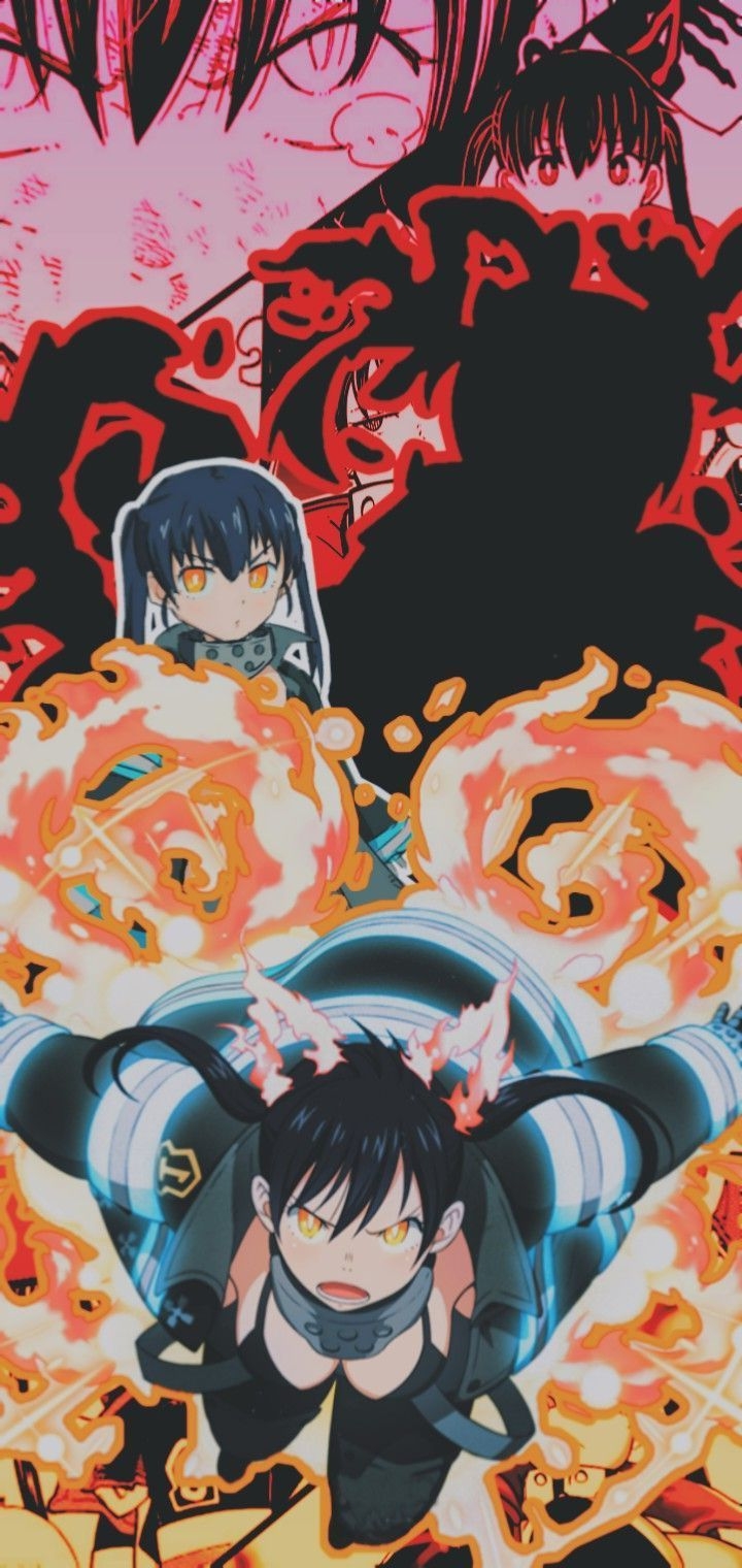 720x1520 Tamaki Fire Force Wallpaper, Phone