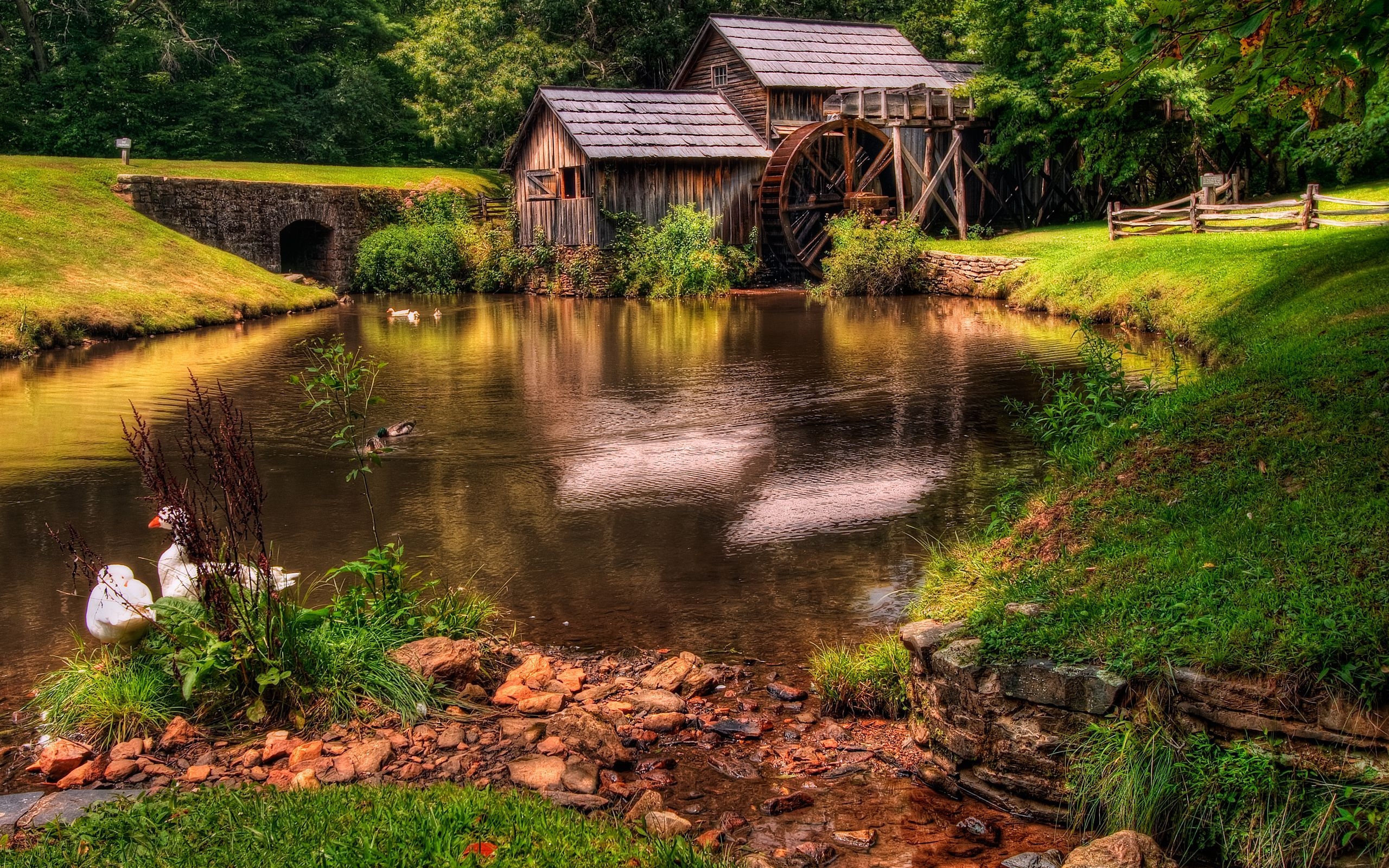 2560x1600 Watermill Wallpaper Background, Desktop