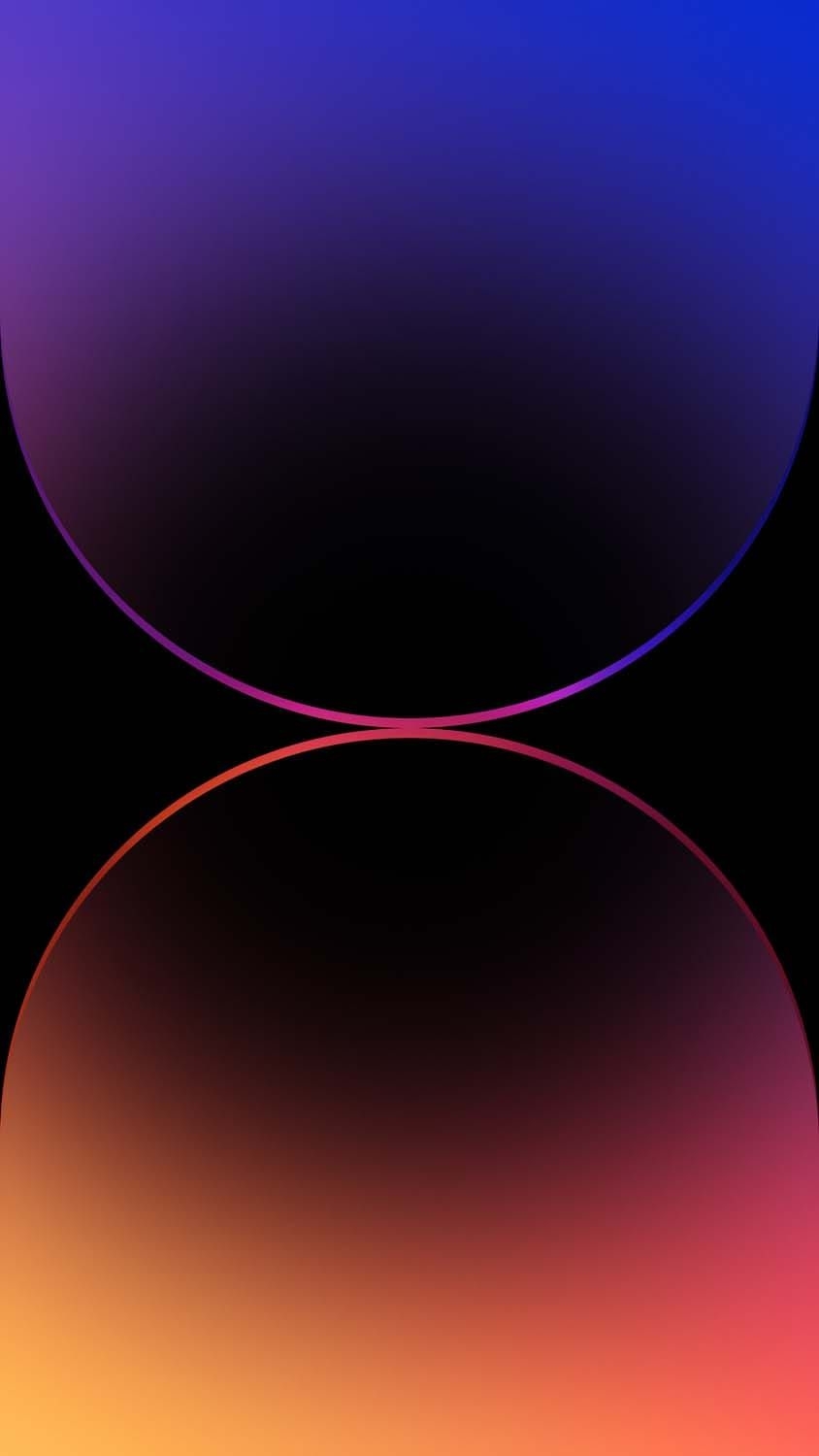 850x1500 iPhone 15 Pro Dual Gradient Abstract, Phone