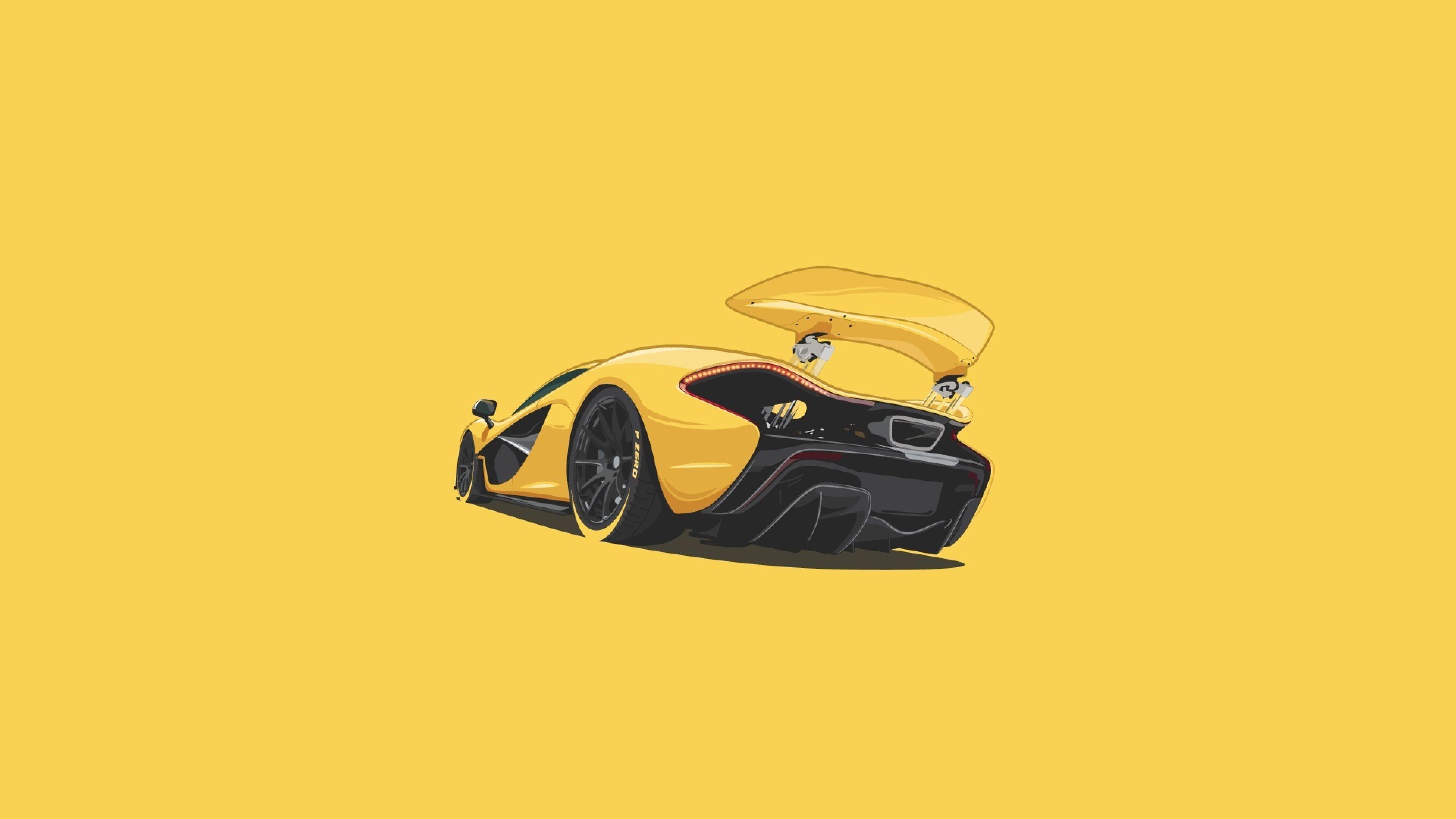 3840x2160 Mclaren P1 Minimalism. Artist HD 4k Wallpaper, Desktop