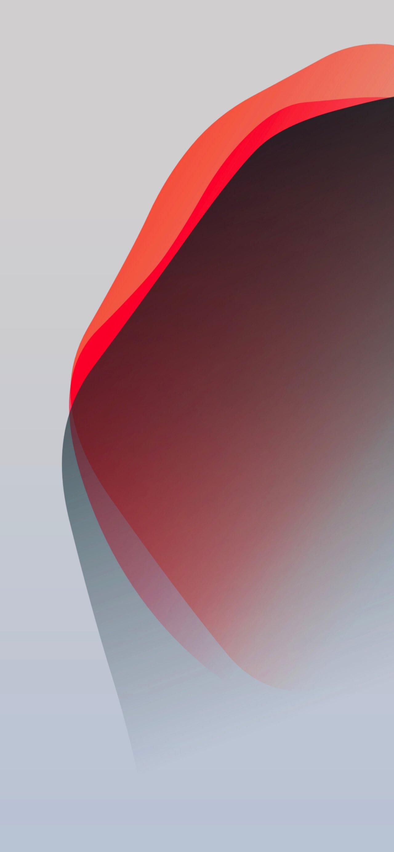 1280x2770 Waves Red, Phone