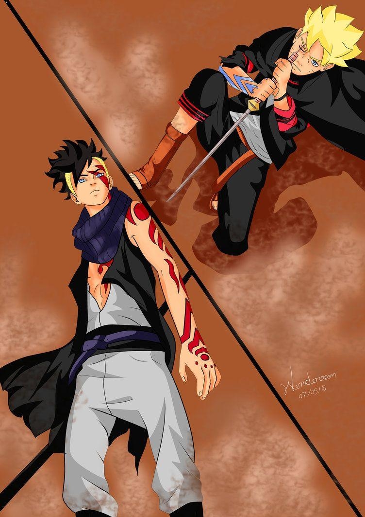 760x1070 Boruto vs Kawaki, Phone