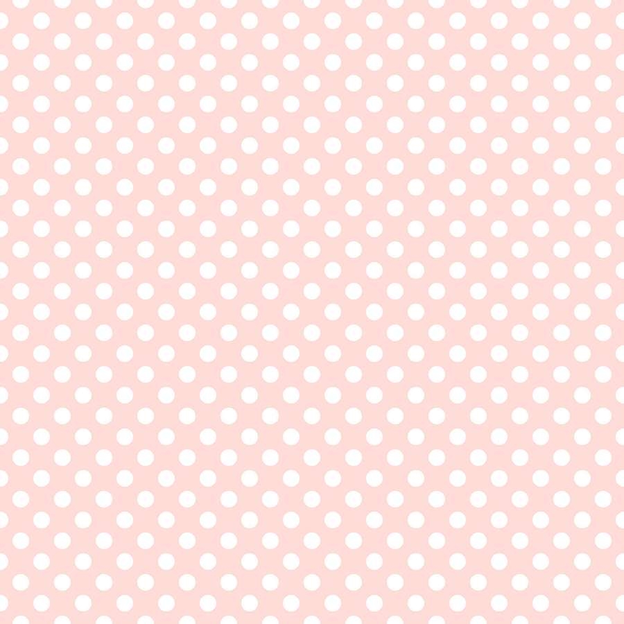 900x900 Pink Polka Dot Wallpaper Mural Wall Mural, Phone