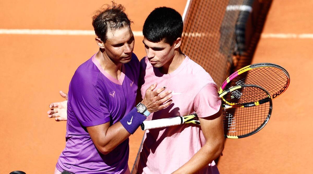 1200x670 Rafael Nadal gives edge to Carlos Alcaraz in Madrid Open showdown. Sports News, The Indian Express, Desktop