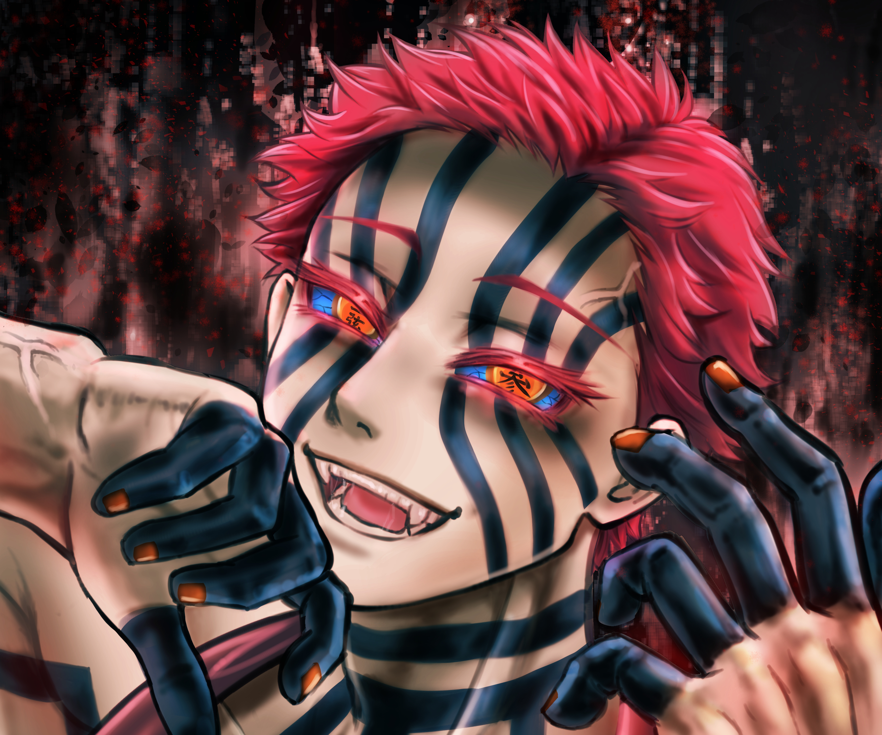 2900x2420 Akaza (Demon Slayer: Kimetsu no Yaiba) HD Wallpaper and Background, Desktop