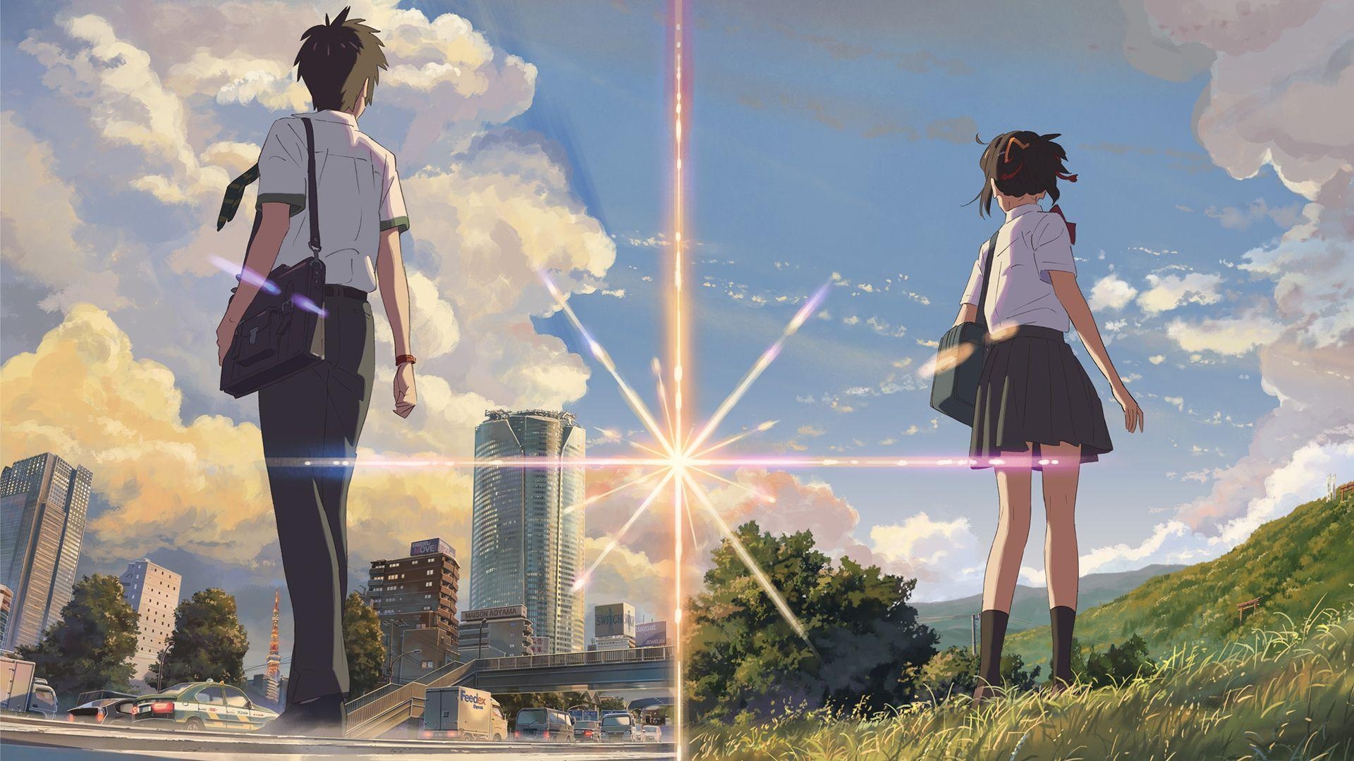 1920x1080 Anime Your Name. Taki Tachibana Mitsuha Miyamizu Kimi No Na Wa, Desktop