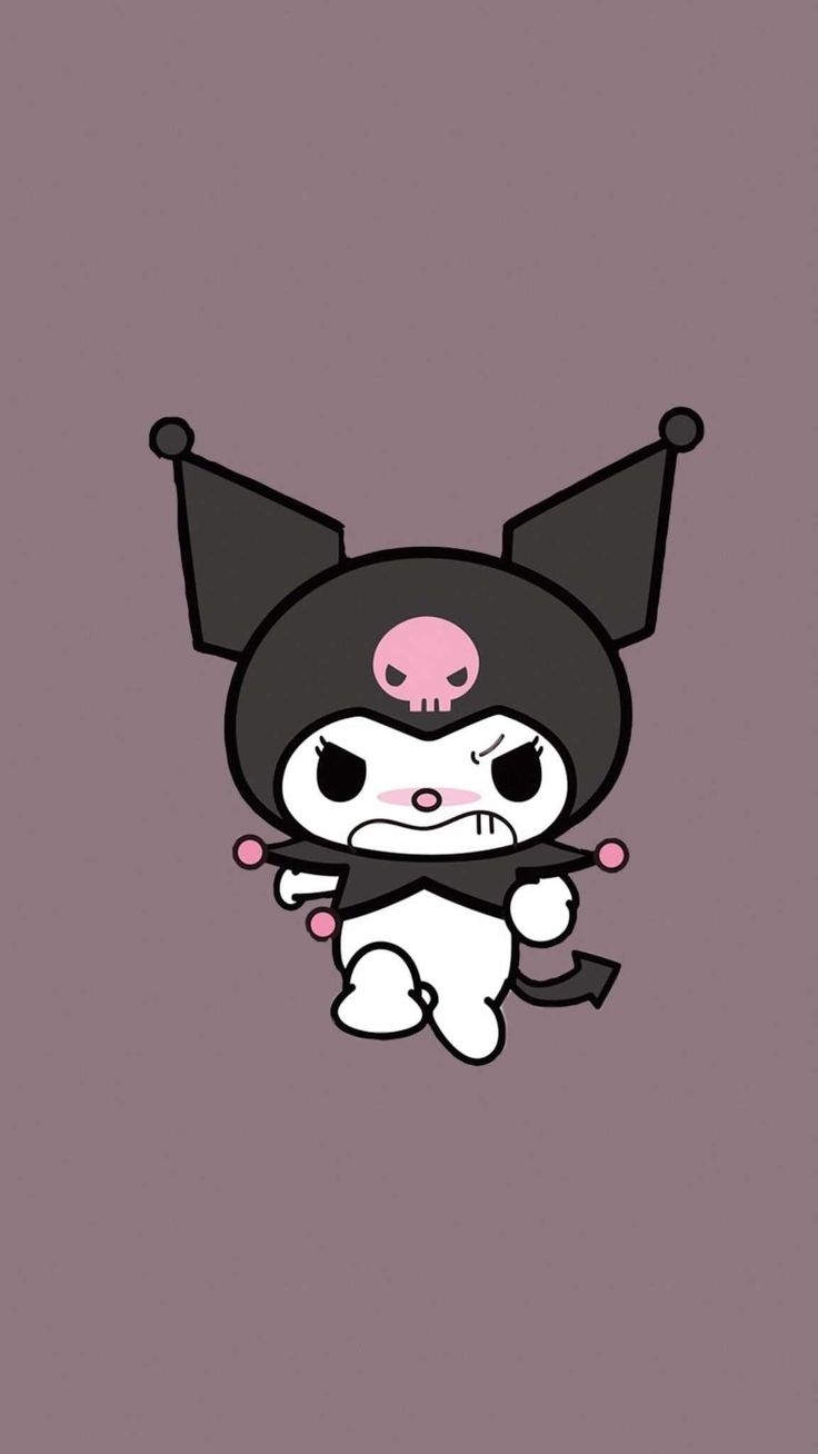 740x1310 Cartoon, Cute, Kuromi wallpaper, Phone