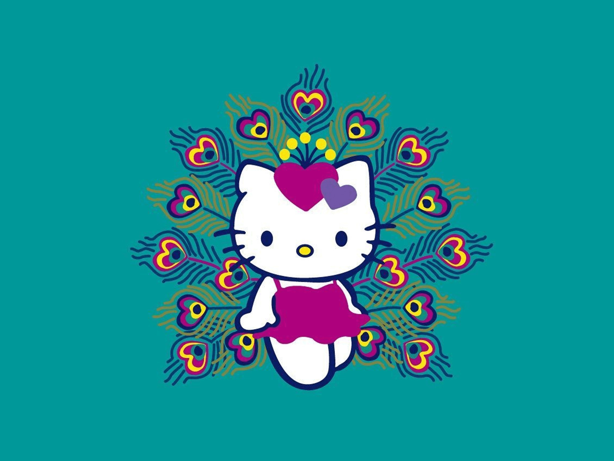 2000x1500 Hello Kitty Thanksgiving Wallpaper, Desktop