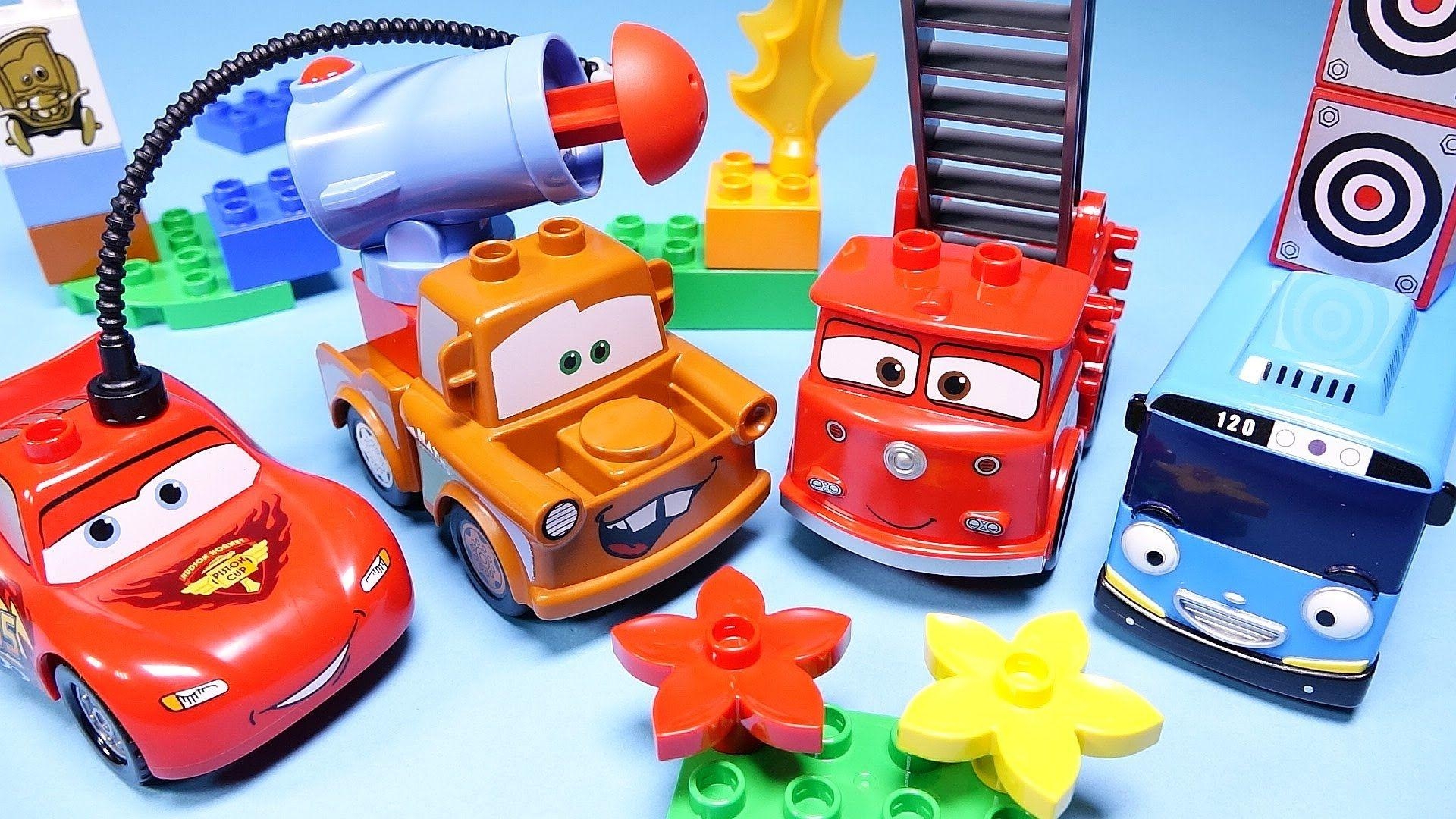 1920x1080 Cars Tayo Disney Cars Lego Duplo & Lightning McQueen Tayo, Desktop