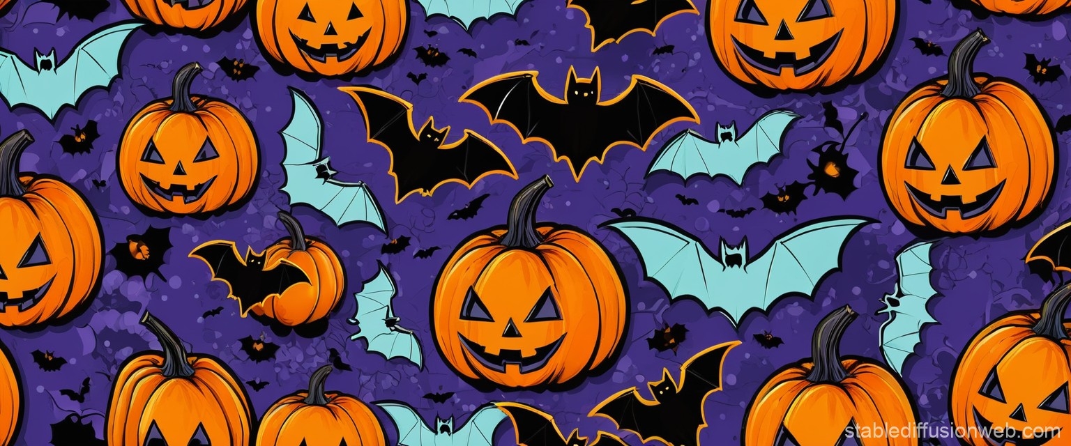 1540x640 halloween wallpaper Prompts. Stable, Dual Screen