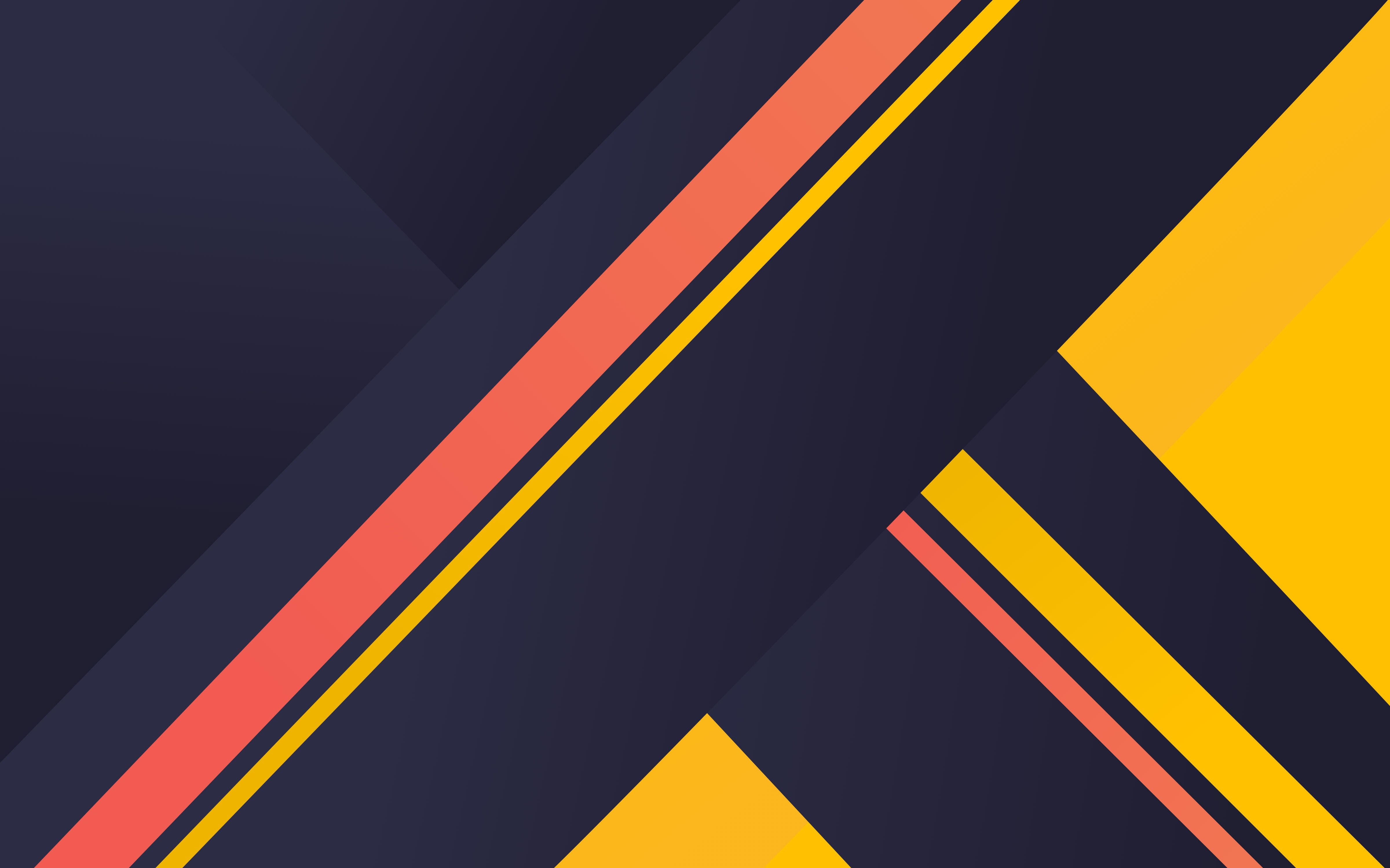 4800x3000 Geometric Material Yellow Blue Red 4k, HD Abstract, 4k Wallpaper, Image, Background, Photo and Picture, Desktop