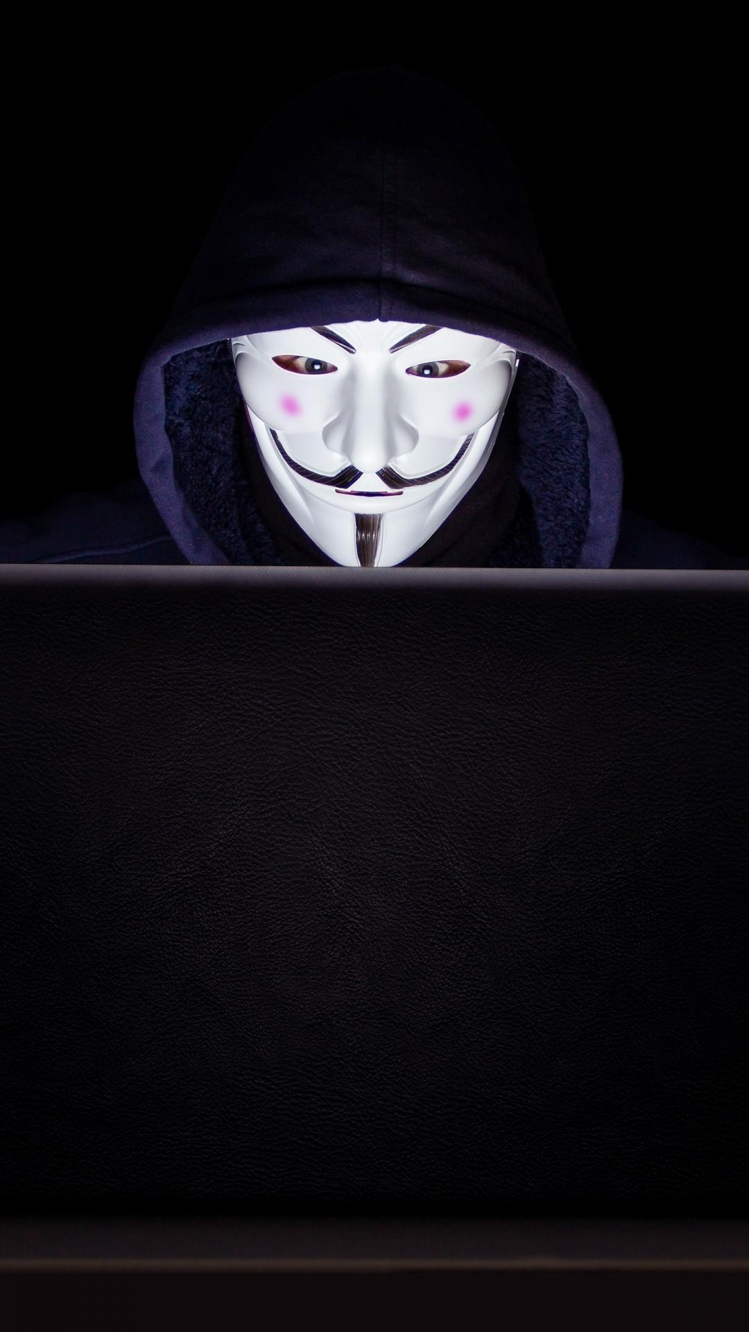 1080x1920 WALLPAPERS HD: Anonymous Hacker, Phone