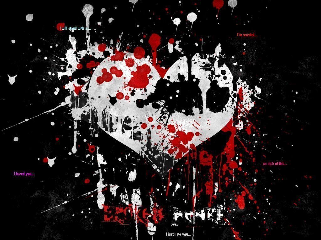 1030x770 Emo Heart Wallpaper. Emo wallpaper, Emo background, Emo picture, Desktop