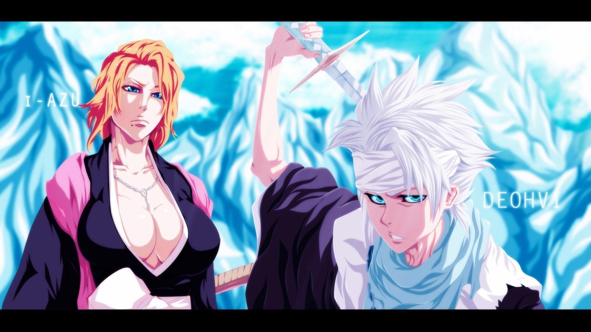 2050x1160 Toushirou Hitsugaya Rangiku Bleach 03 HD Wallpaper, Desktop