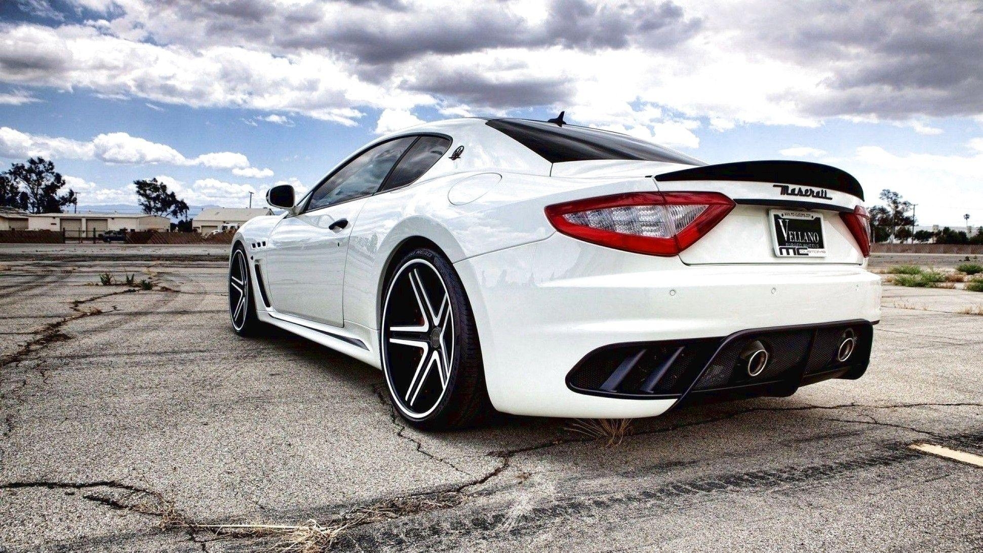 1950x1100 Maserati Granturismo Mc Stradale White HD Wallpaper, Desktop