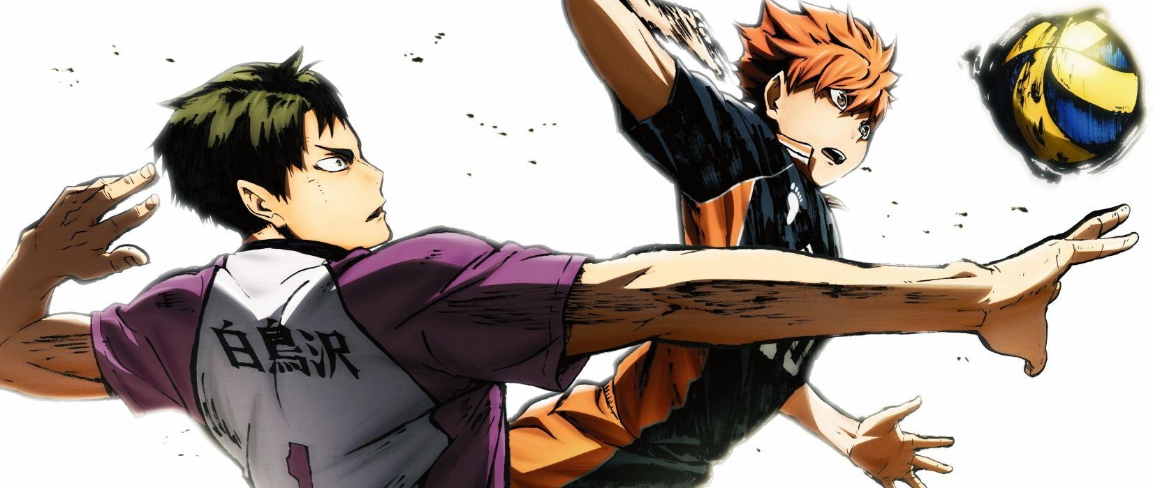 1660x700 Haikyuu!! Series Shouyou Hinata Character anime wallpaper, Dual Screen