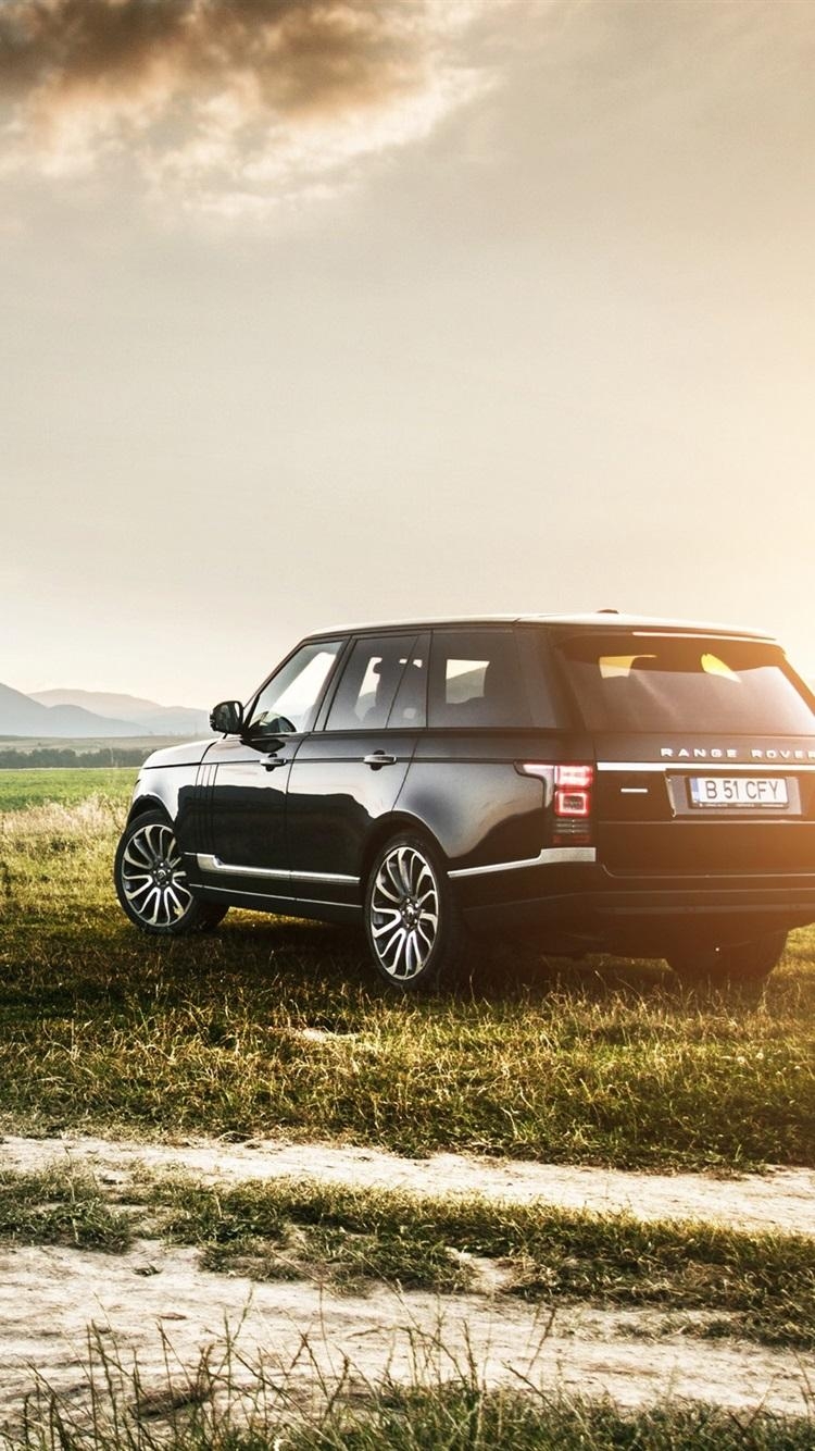 750x1340 Land Rover Range Rover IV, SUV car, sunset  iPhone 8, Phone