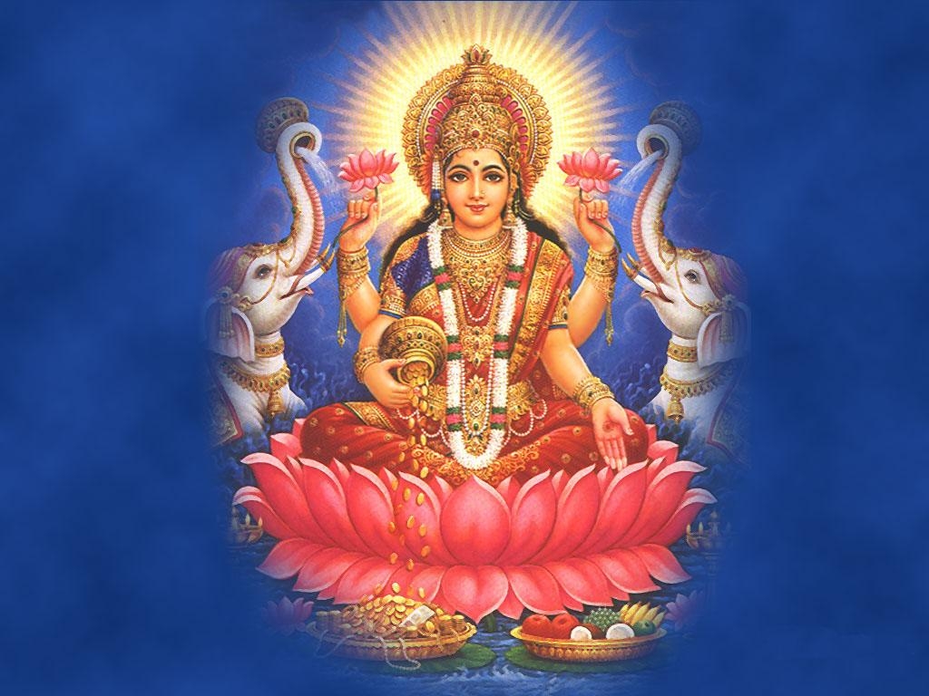 1030x770 Lakshmi Devi In Lotus HD Wallpaper, Desktop