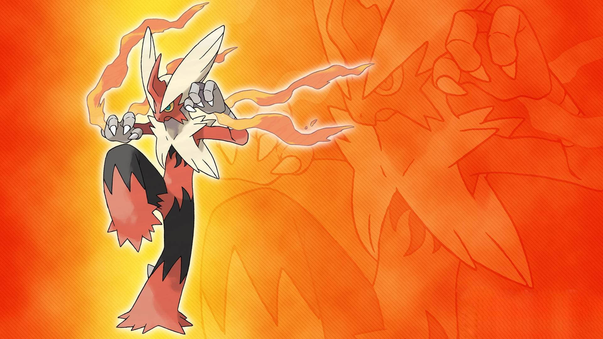 1920x1080 Download free Mega Blaziken Orange, Desktop