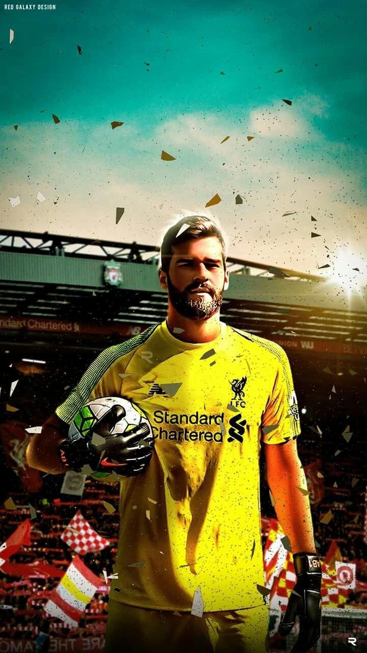 720x1280 Alisson Becker. LFC. Liverpool players, Liverpool FC, Liverpool, Phone