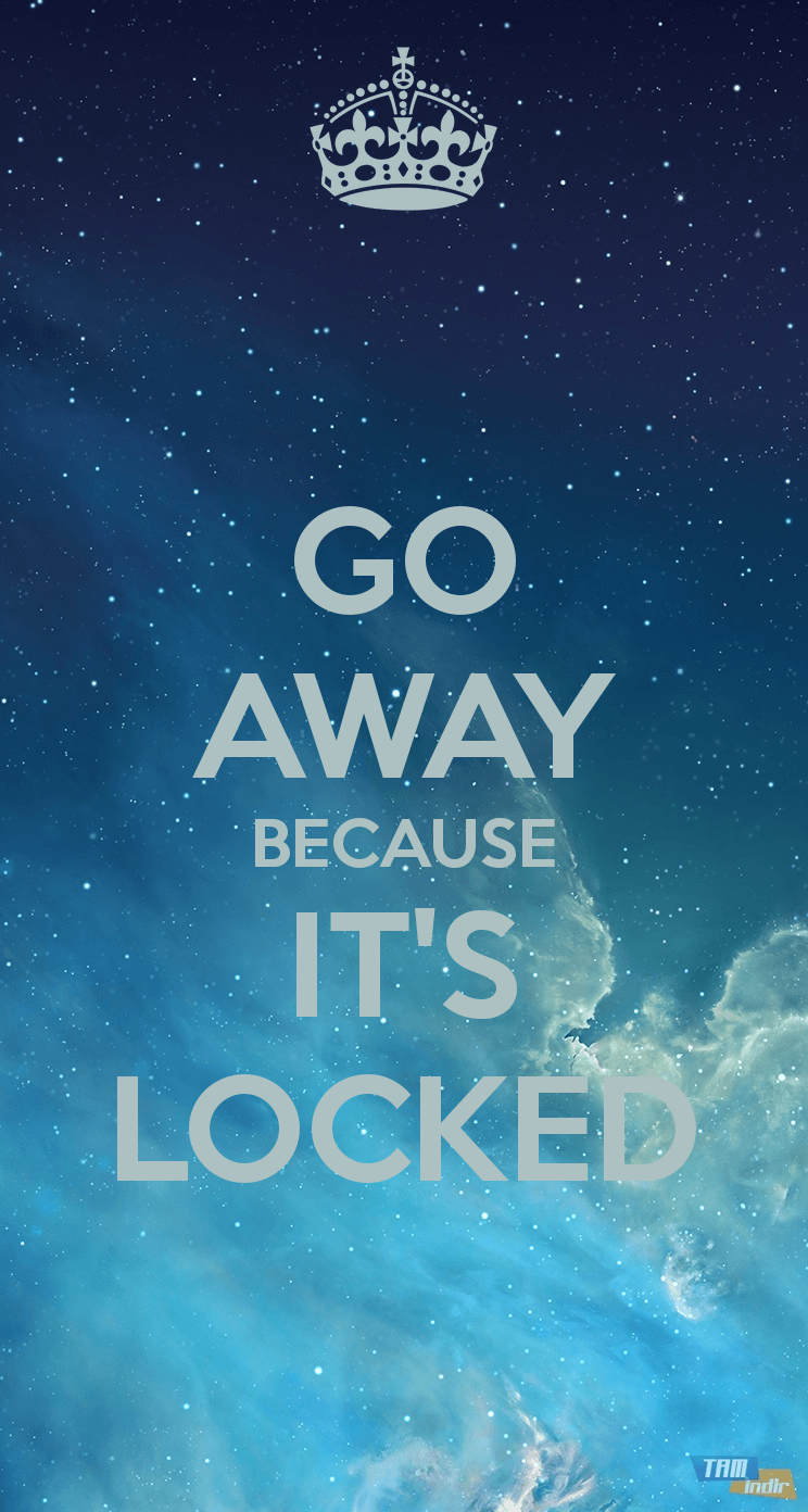 750x1400 It's Locked Wallpaper, Phone