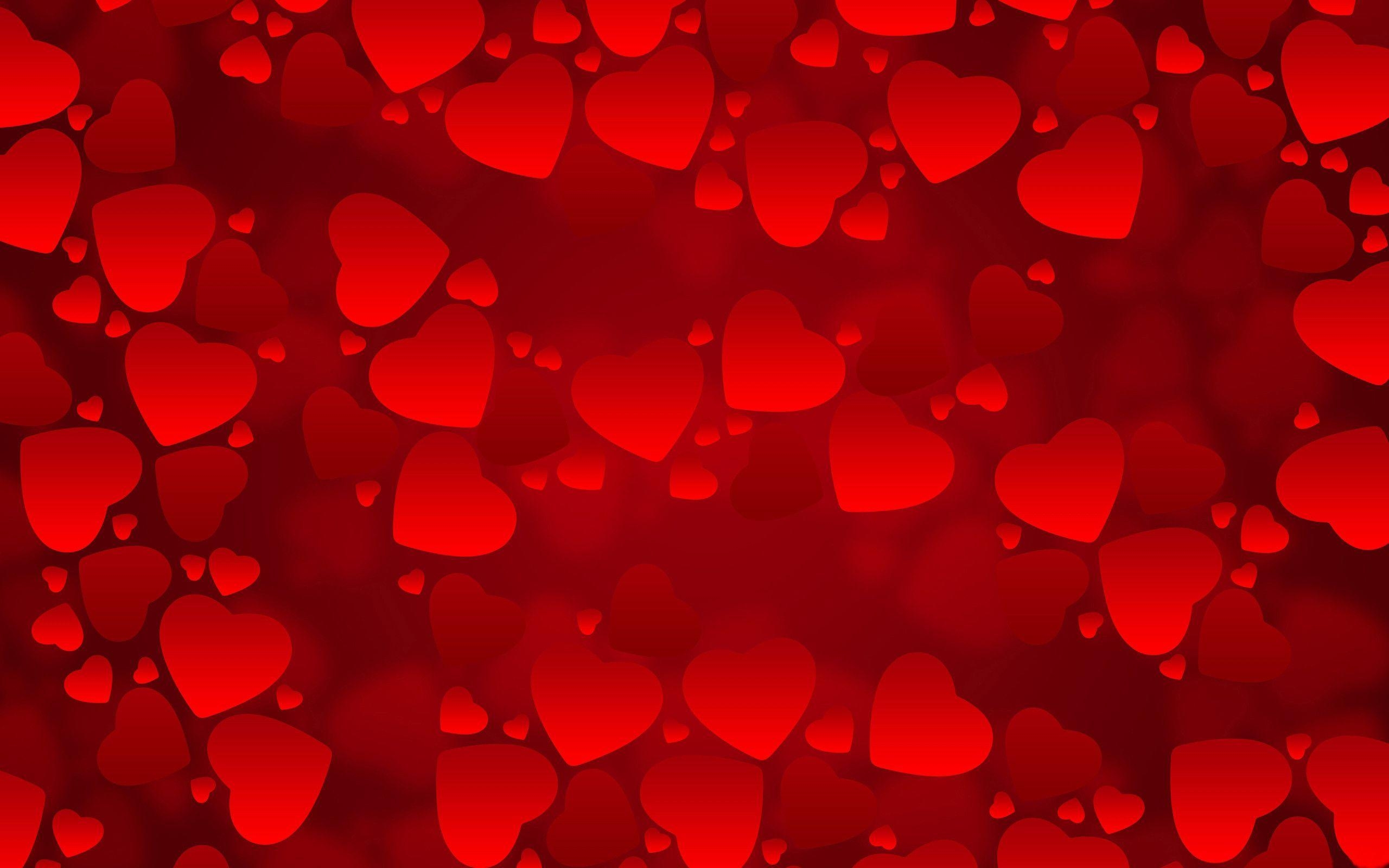 2560x1600 Valentines Day Heart Background, Desktop