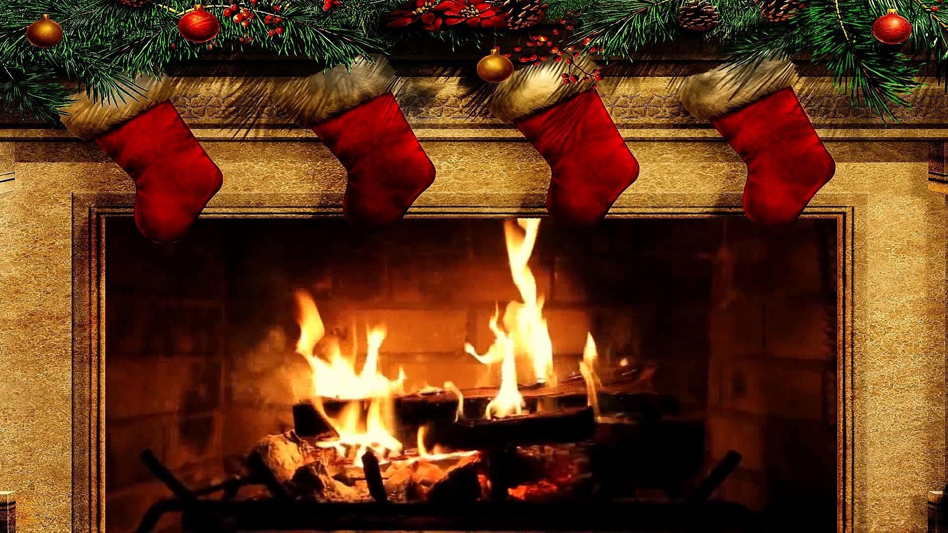 1920x1080 √ Christmas Fireplace Wallpaper, Desktop