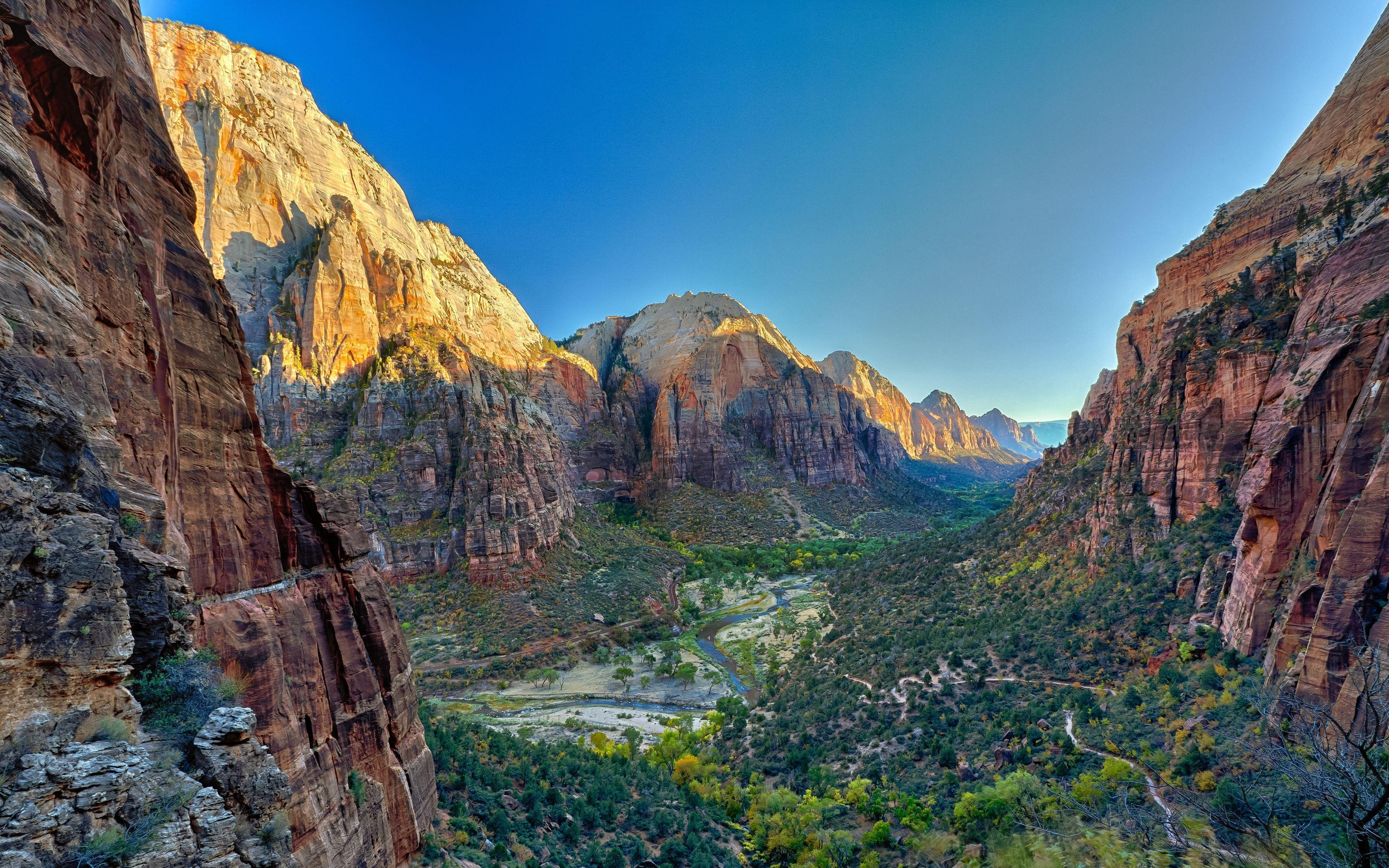 3840x2400 Zion National Park HD Wallpaper, Desktop