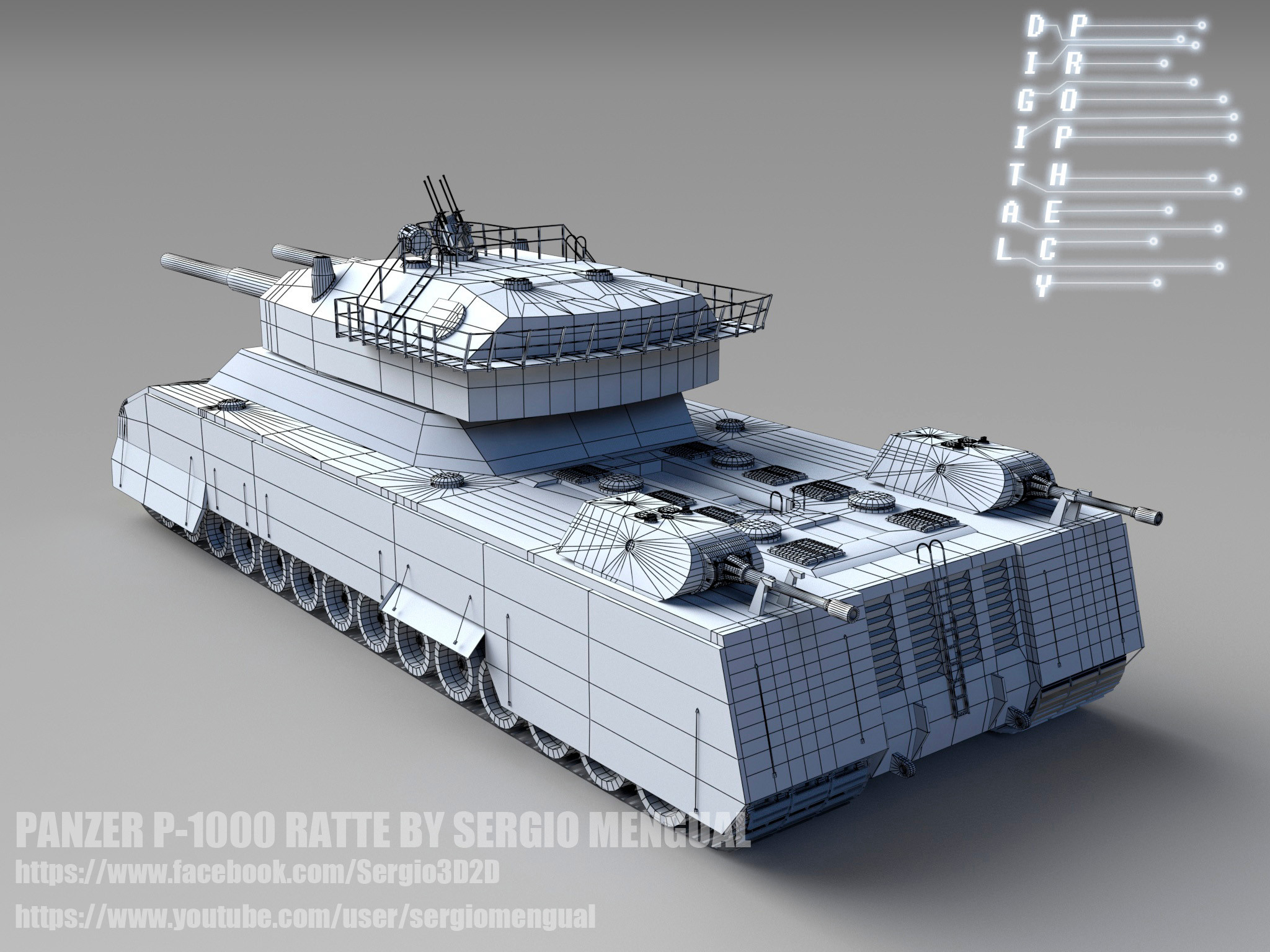 2050x1540 Panzer P 1000 Ratte Landkreuzer Tank By Sergio Mengual, Desktop