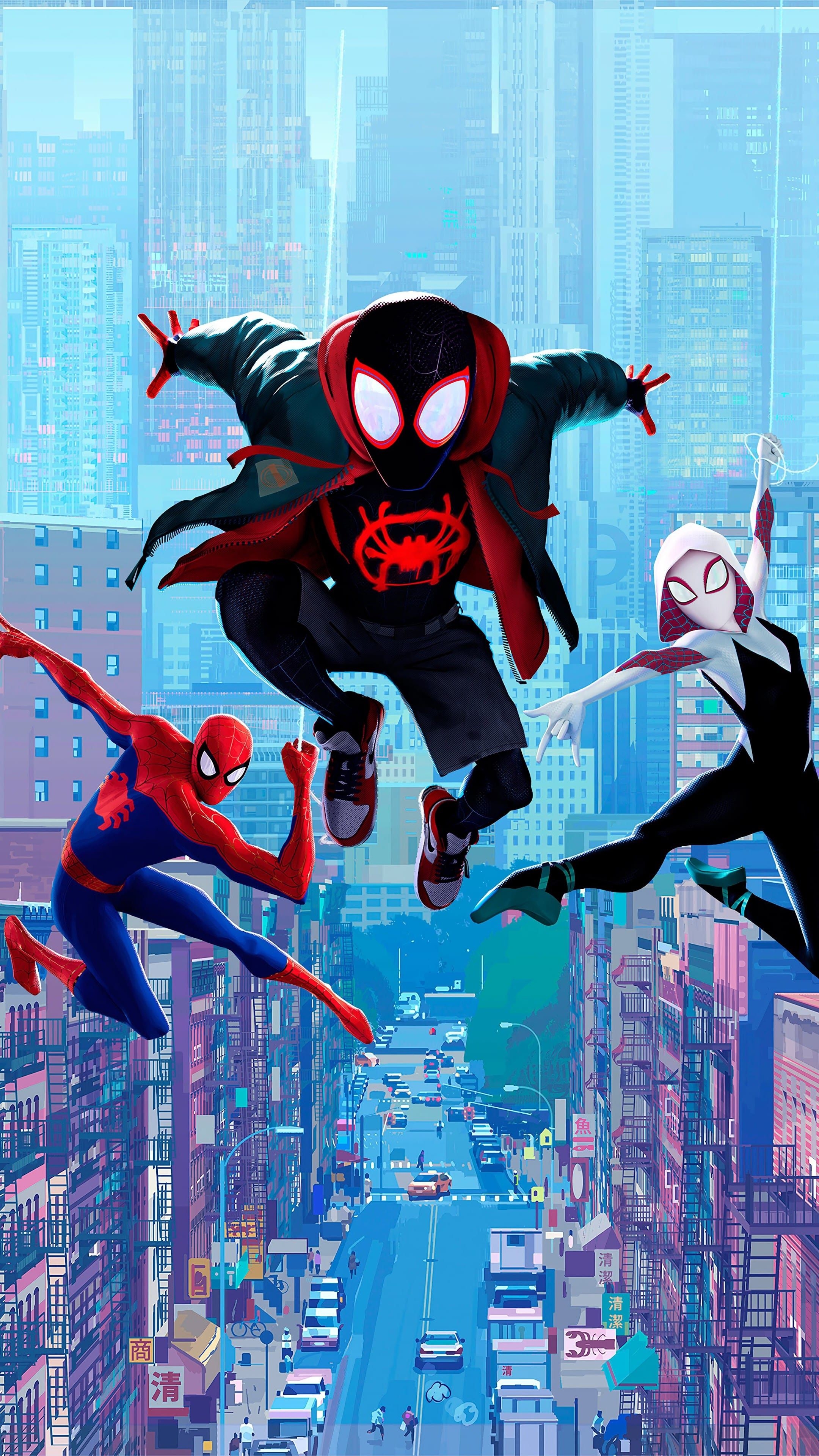 2160x3840 Spider Man Into The Spider Verse Wallpaper Free HD Wallpaper, Phone