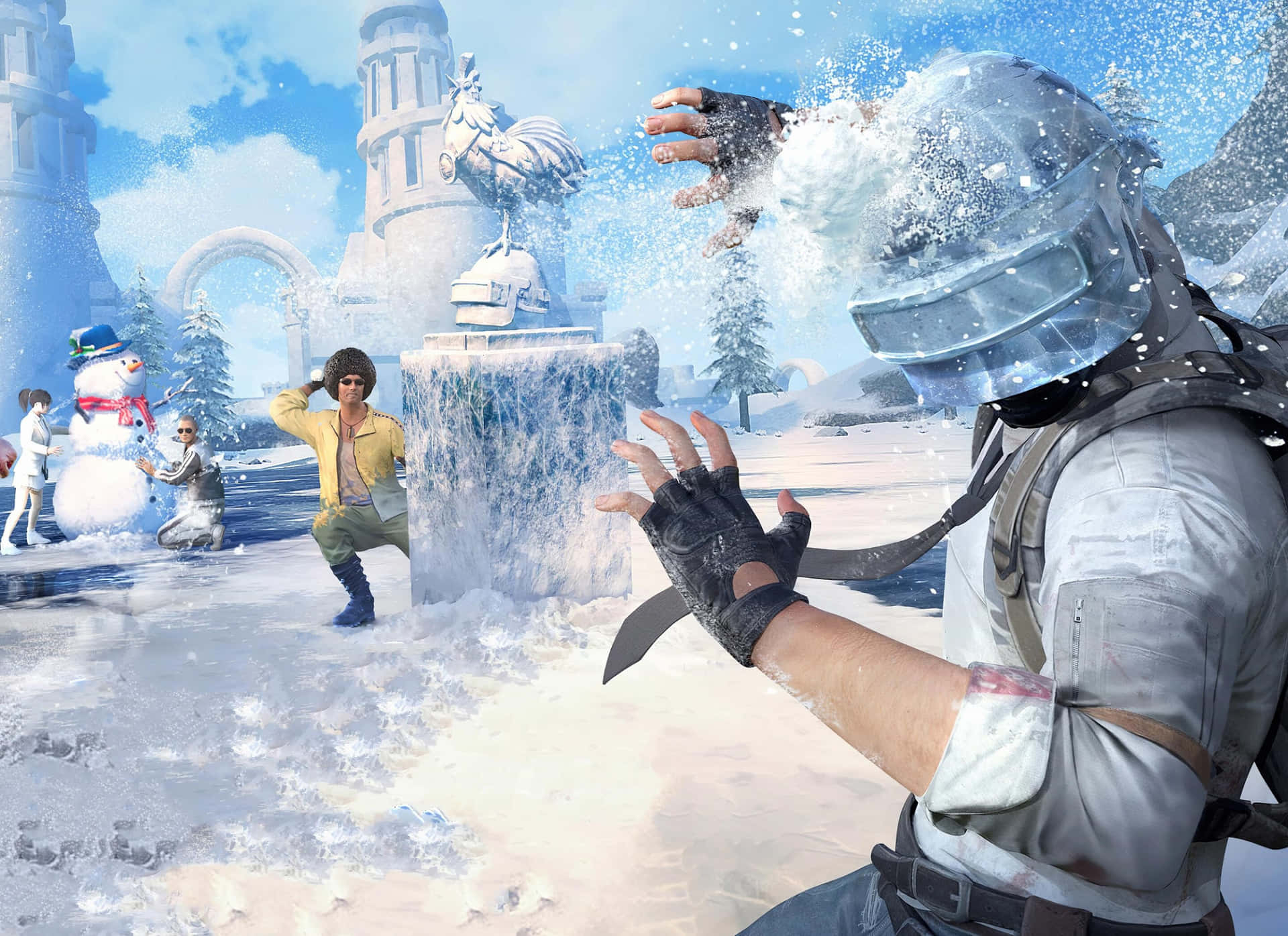 1920x1400 Snowball Fight Wallpaper, Desktop