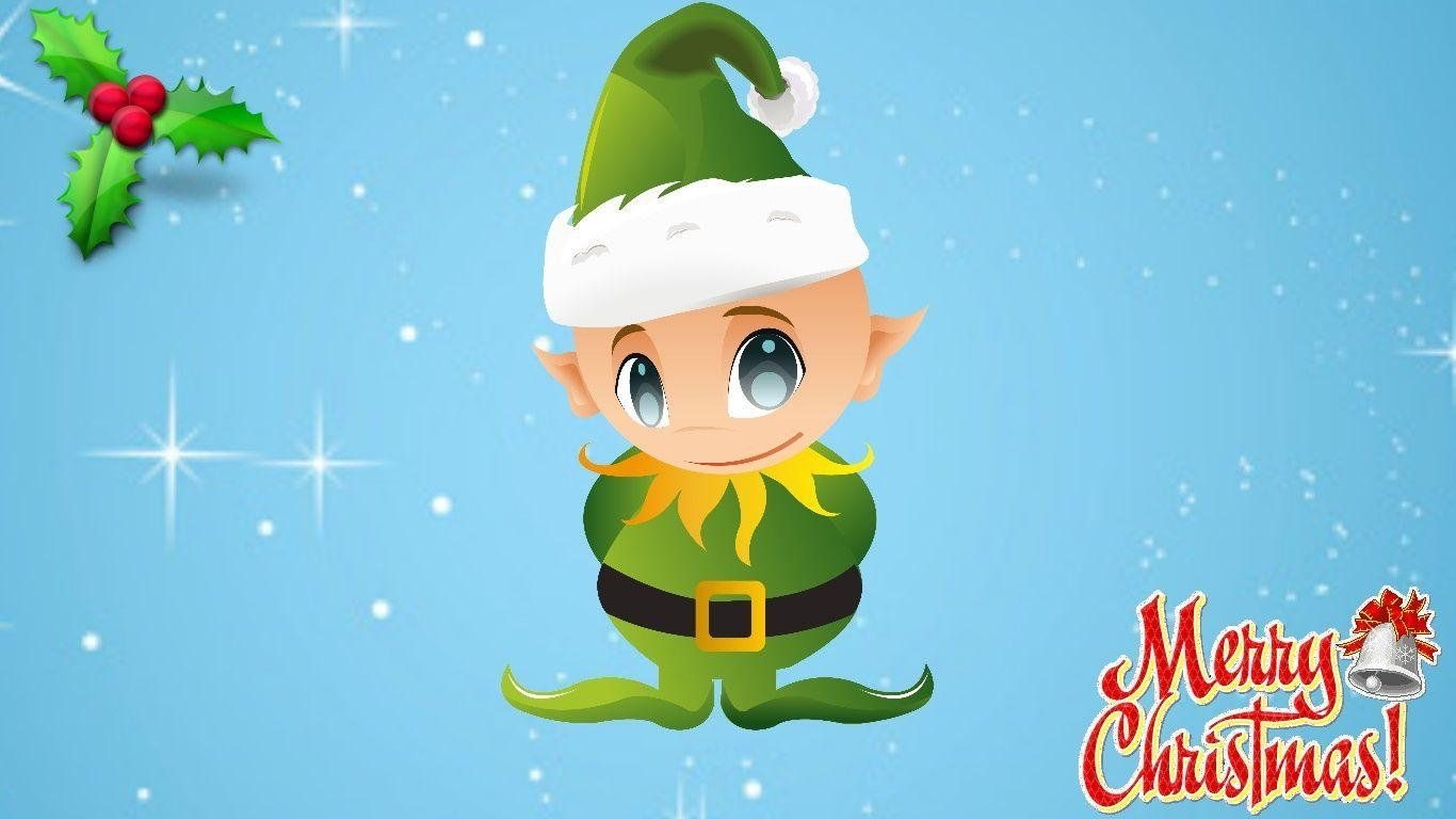 1370x770 Christmas Elf Wallpaper HD Background, Desktop