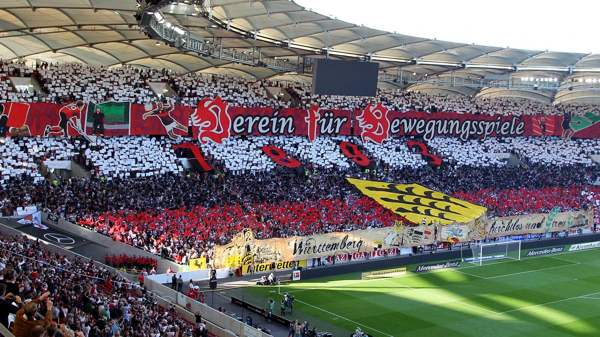 1920x1080 VfB Stuttgart. Zwei Motive der 120 Jahre Choreographie, Desktop