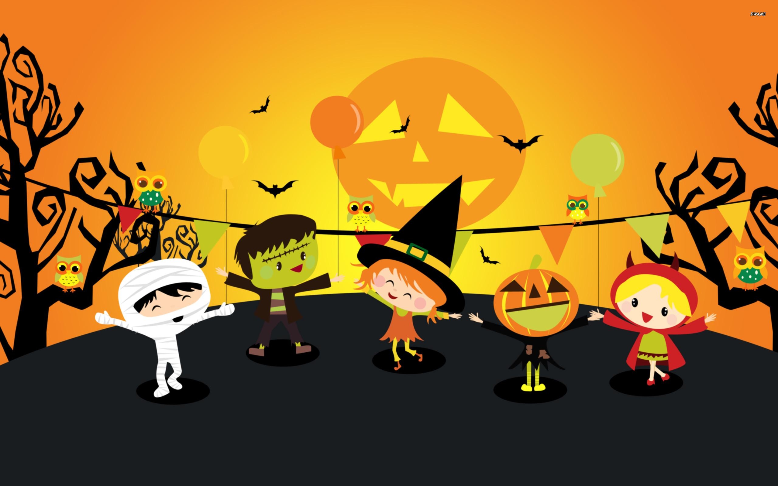 2560x1600 Animated Halloween Wallpaper, Desktop