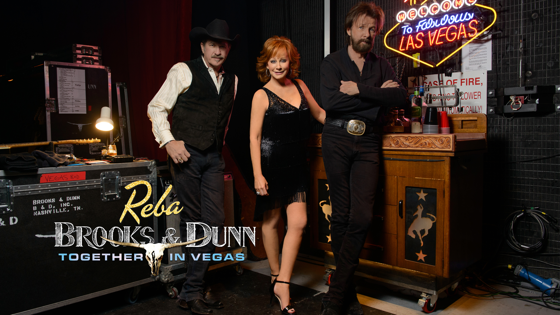 1920x1080 Reba, Brooks & Dunn Together in Las Vegas wallpaper. Brooks & dunn, Country music, Reba mcentire, Desktop