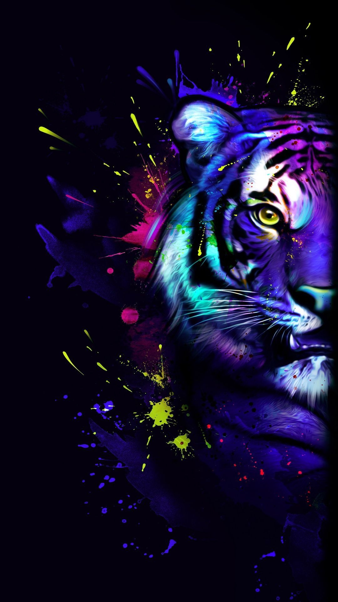 1080x1920 MuchaTseBle. Tiger artwork, Jellyfish art, Mythical creatures art, Phone