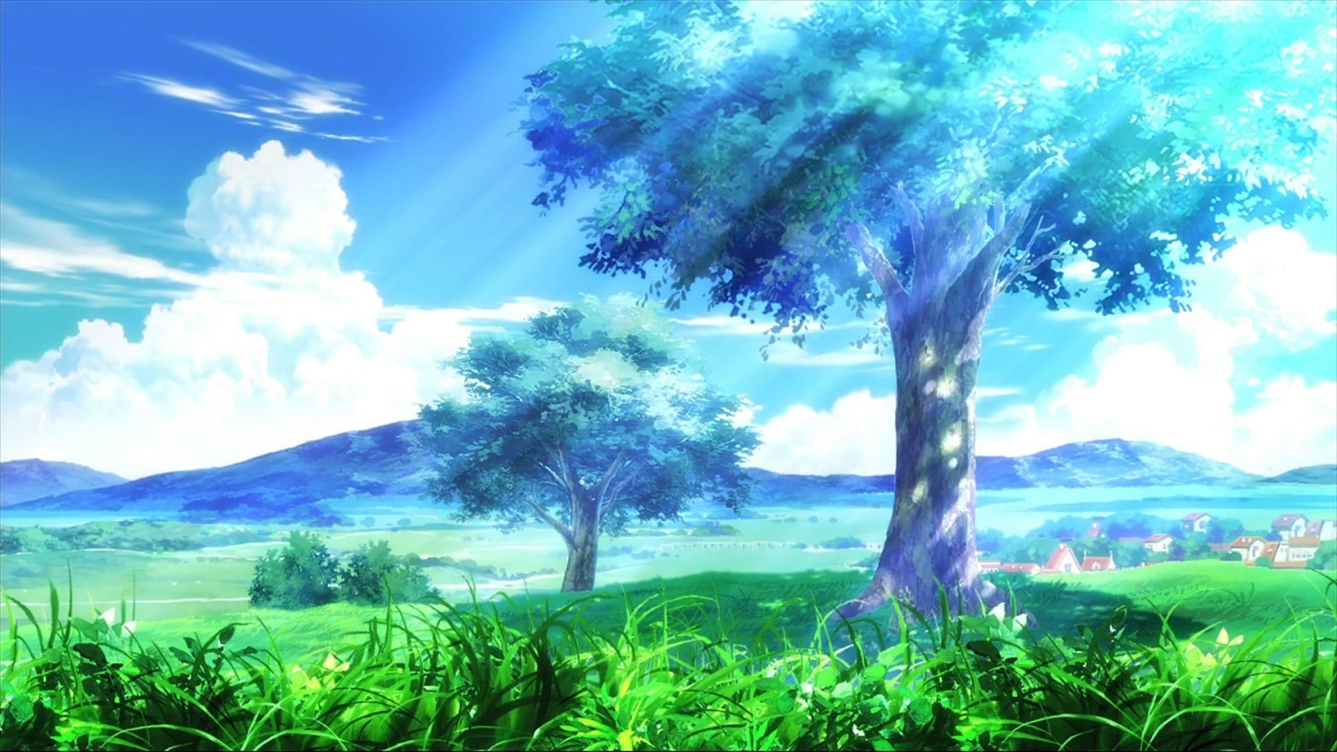 1920x1080 anime nature wallpaper, anime wallpaper, Desktop