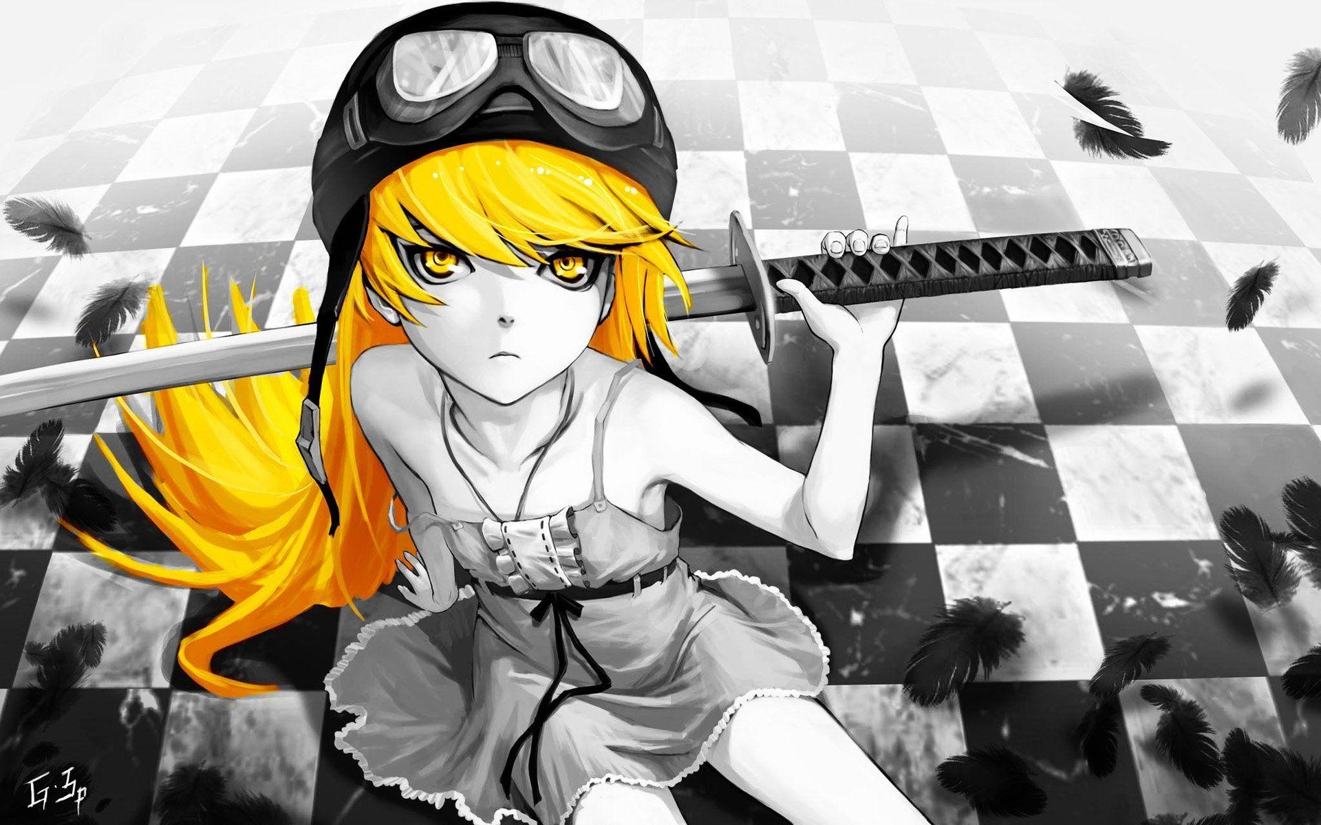 1920x1200 Anime Monogatari (Series) Shinobu Oshino Wallpaper. Monogatari, Desktop