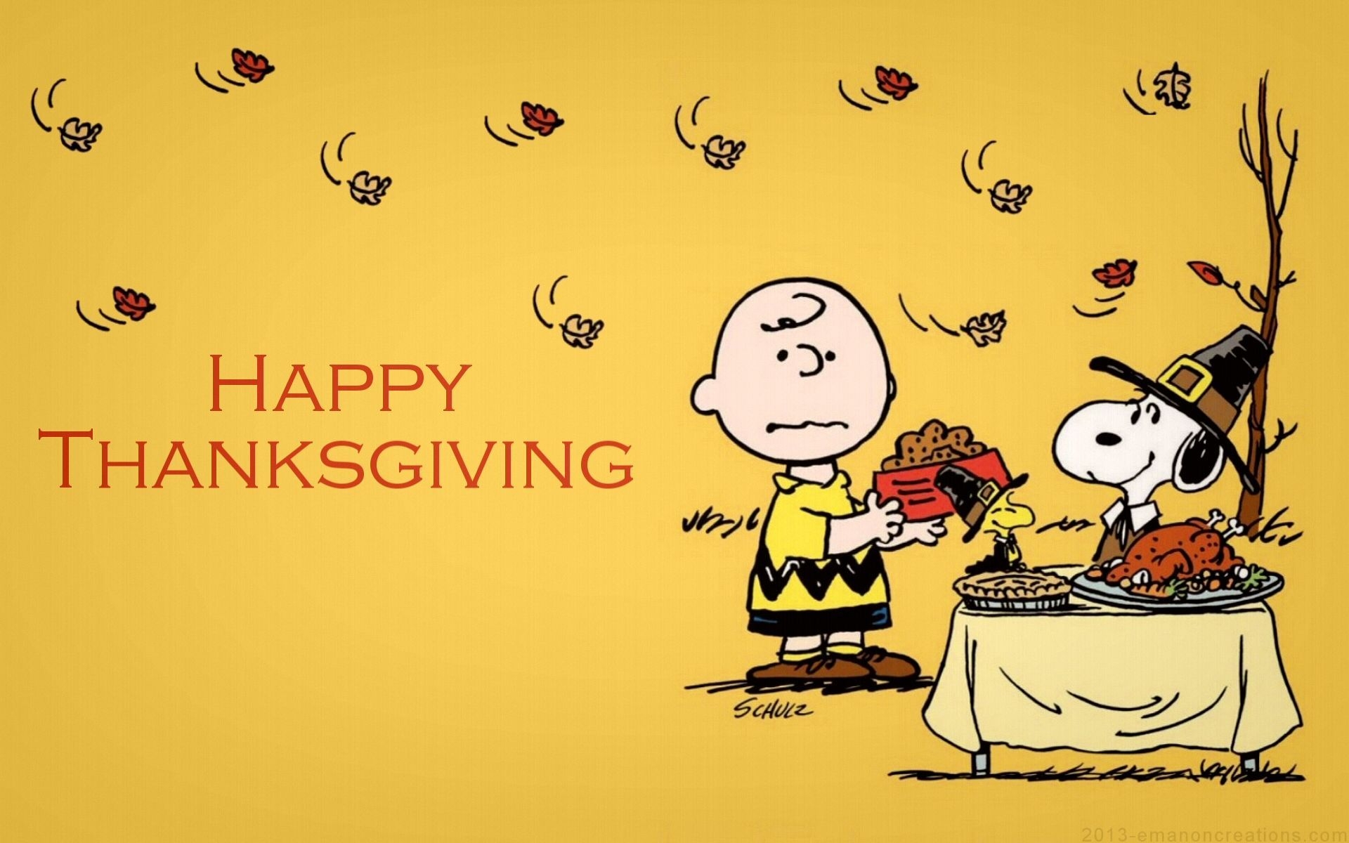 1920x1200 Peanuts Thanksgiving Wallpaper Free Peanuts Thanksgiving Background, Desktop