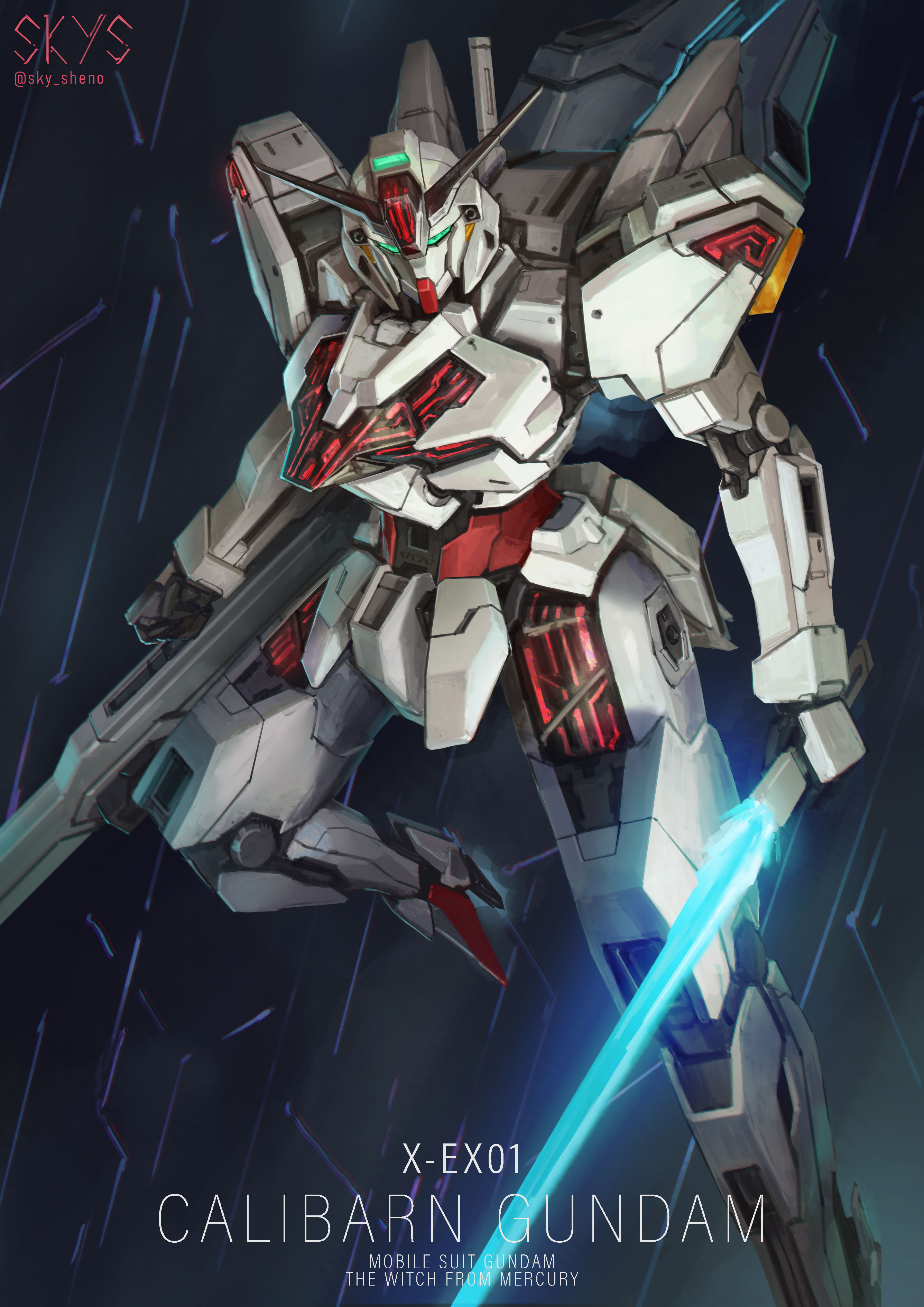 2680x3780 Calibarn Gundam #水星の魔女, Phone