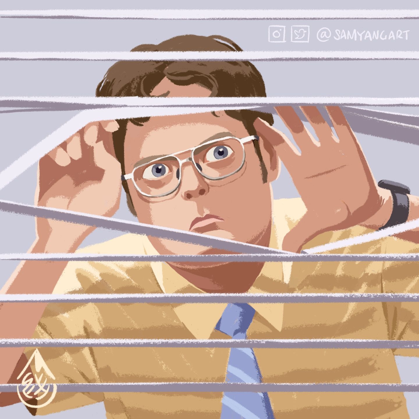 1440x1440 Dwight Schrute, Assistant to the Regional Manager, Sam Yang, Phone