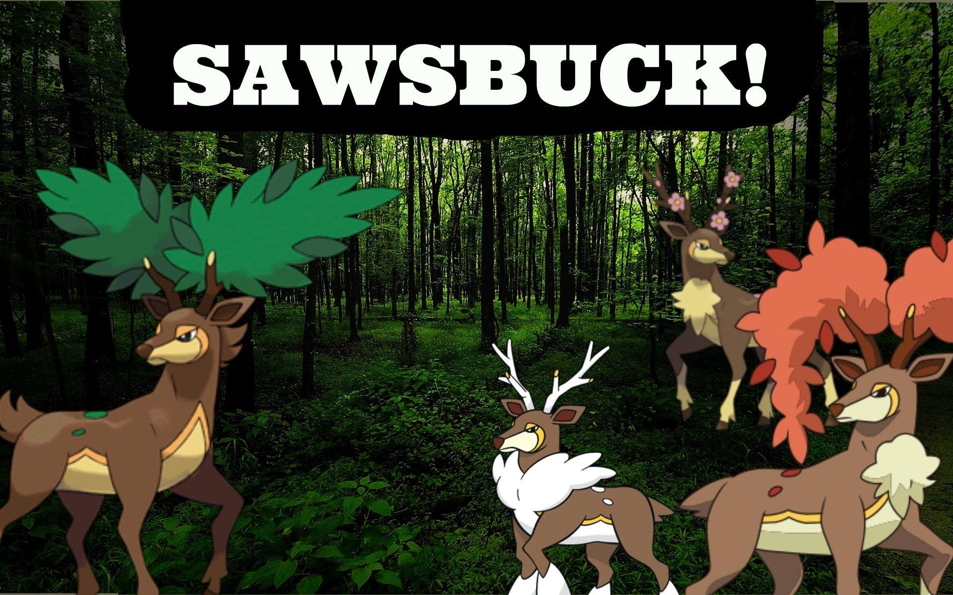 1920x1200 Sawsbuck Pokemon XY Moveset!, Desktop