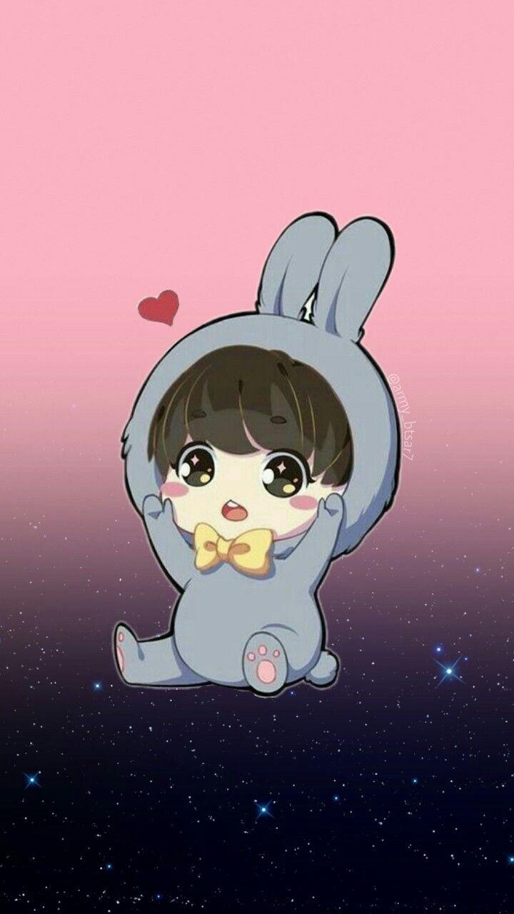 720x1280 Wallpaper de Jungkook chibi. Cute. BTS, Wallpaper y, Phone