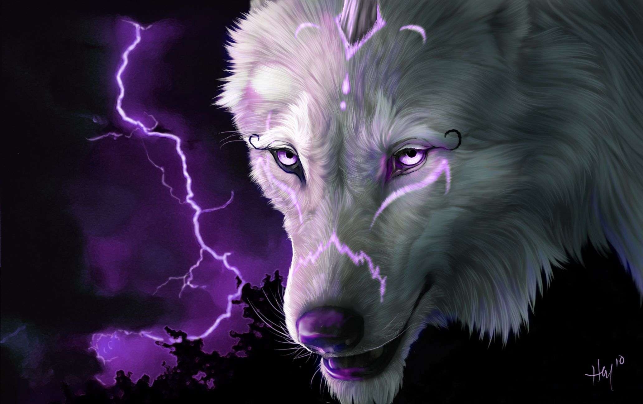 2070x1300 Wallpaper Mystical Wallpaper Wolf Photo, Desktop