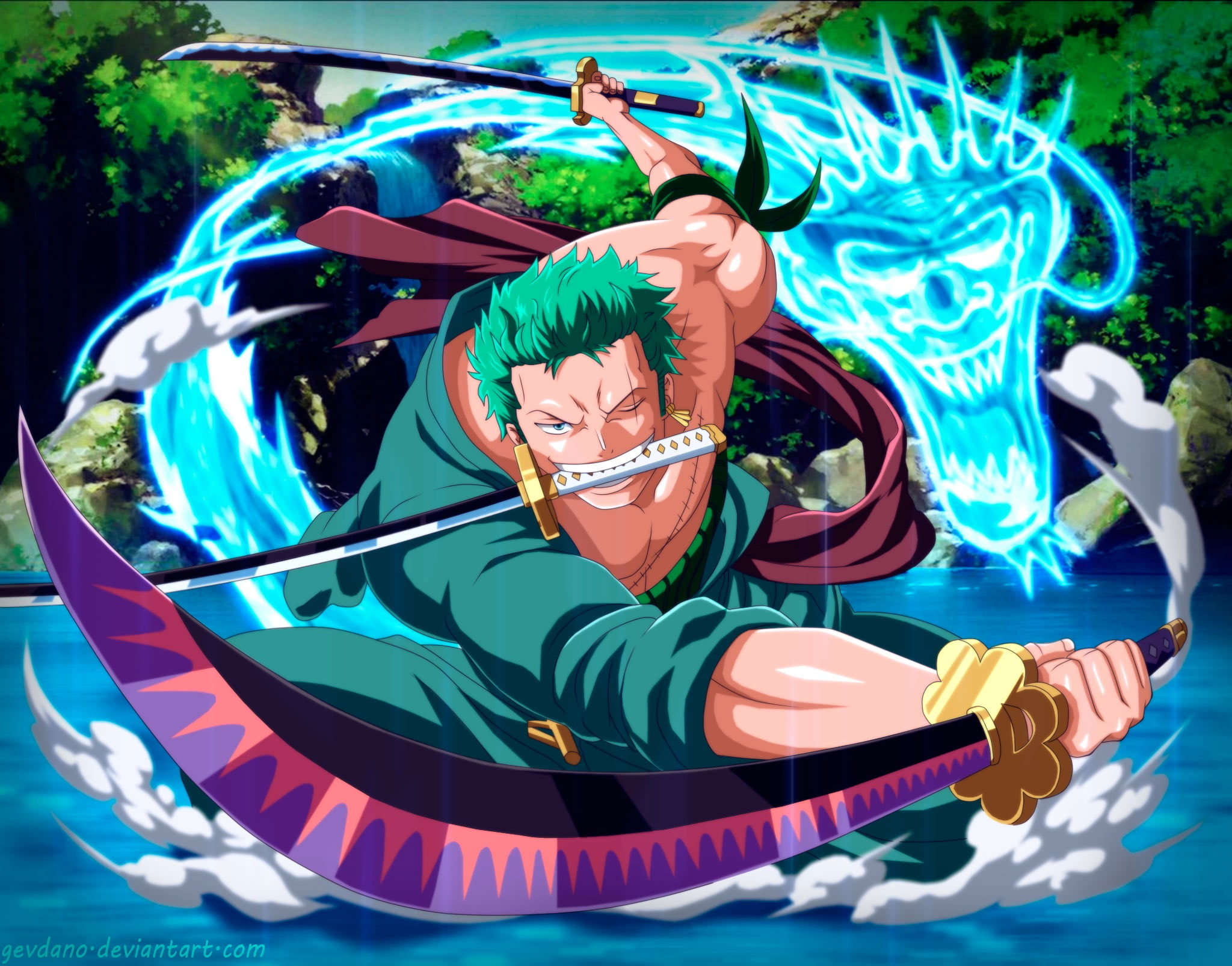 2050x1610 One Piece Wallpaper, Roronoa Zoro, Desktop